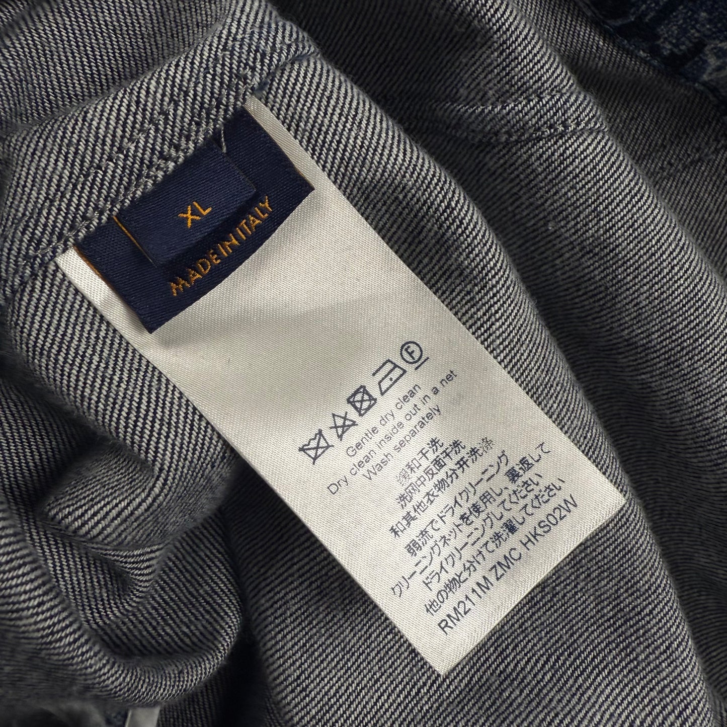 Louis Vuitton 2021 Tapestry Denim Monogram ‘Blue’ Button Up Shirt