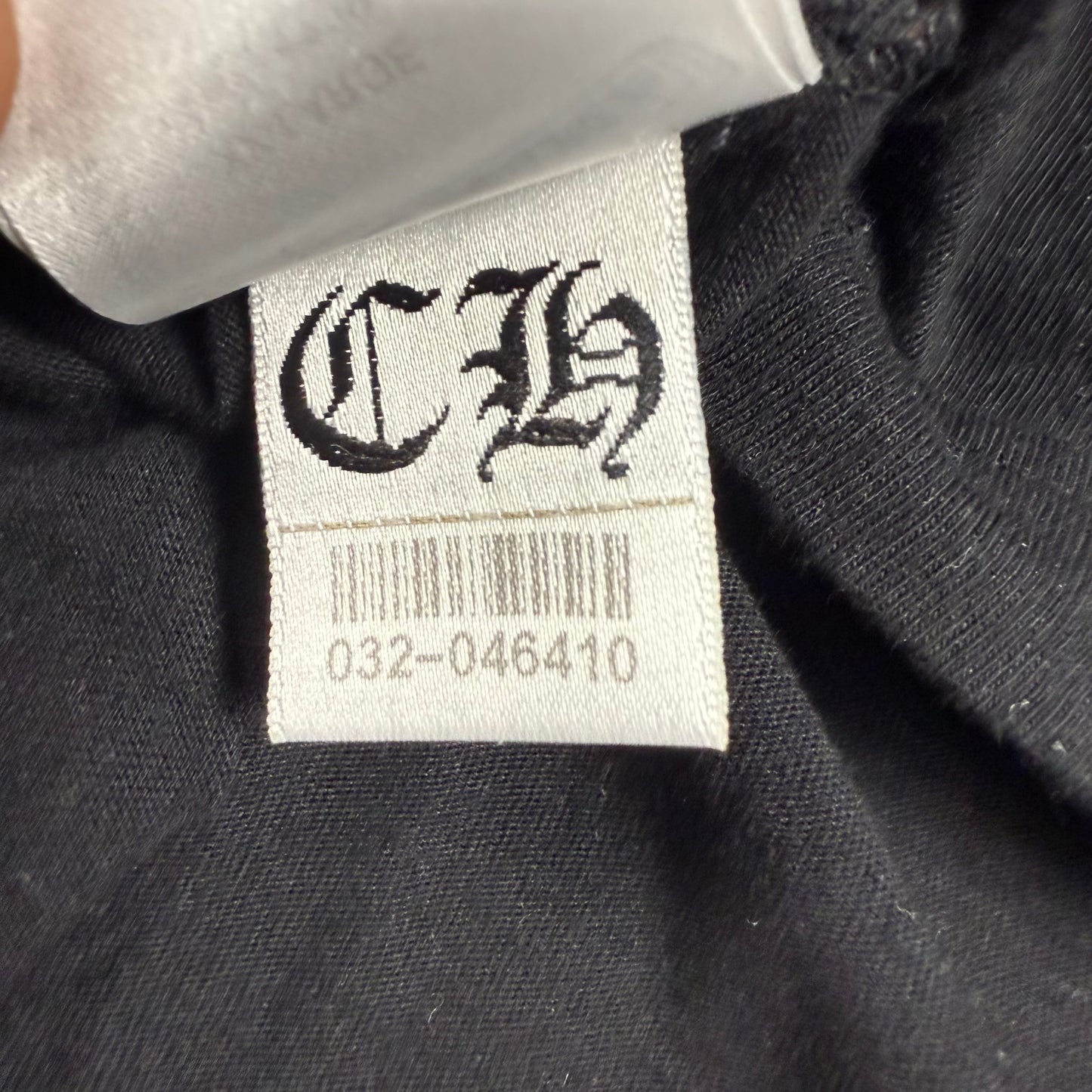 Chrome Hearts Neck Logo Tee ‘Black’