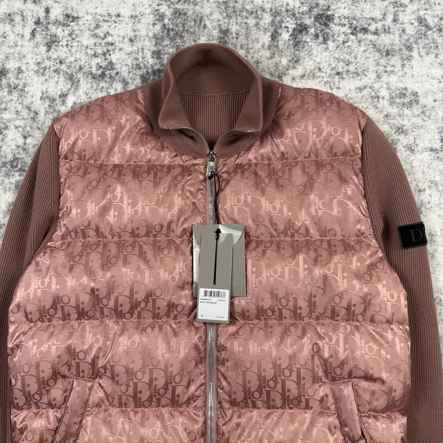 Dior Oblique Knit Down ʼRose’ Jacket
