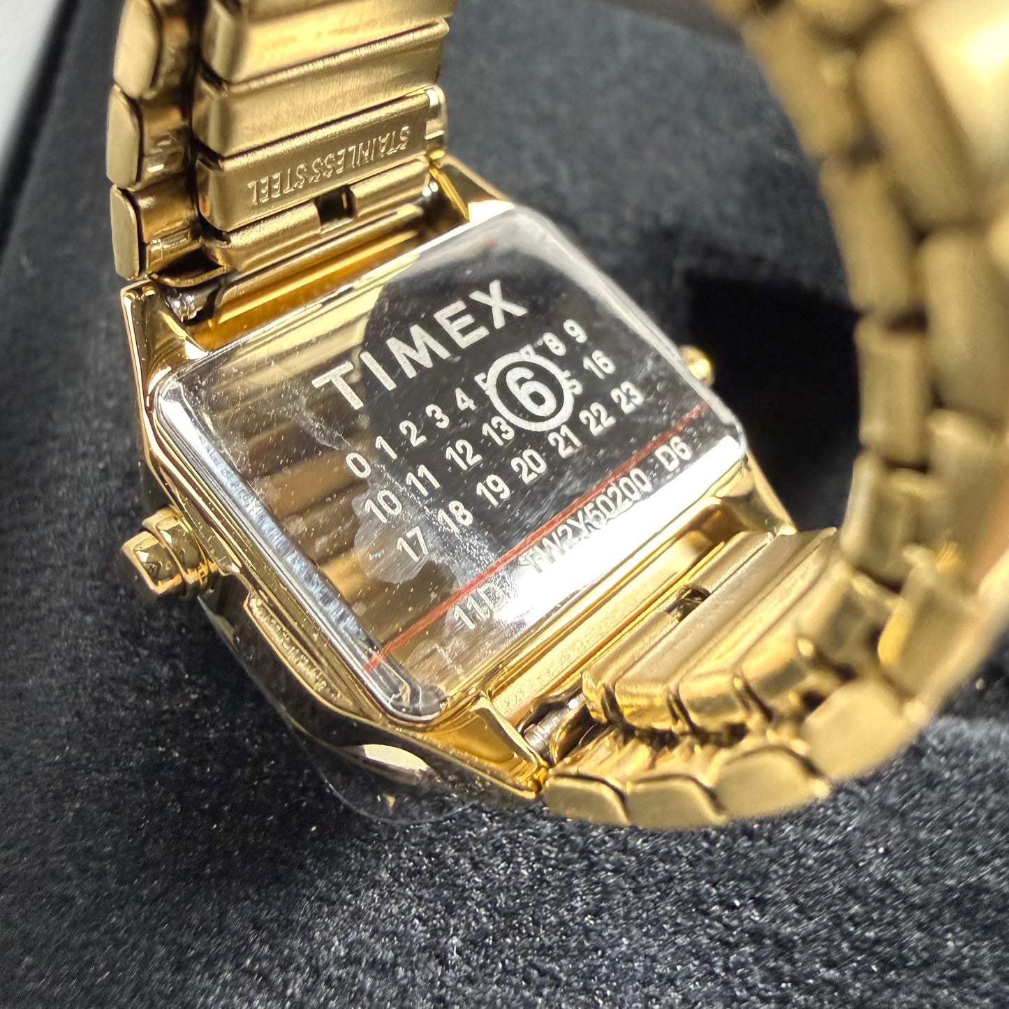 MM6 Maison Margiela x Timex Gold T80 Ring Watch