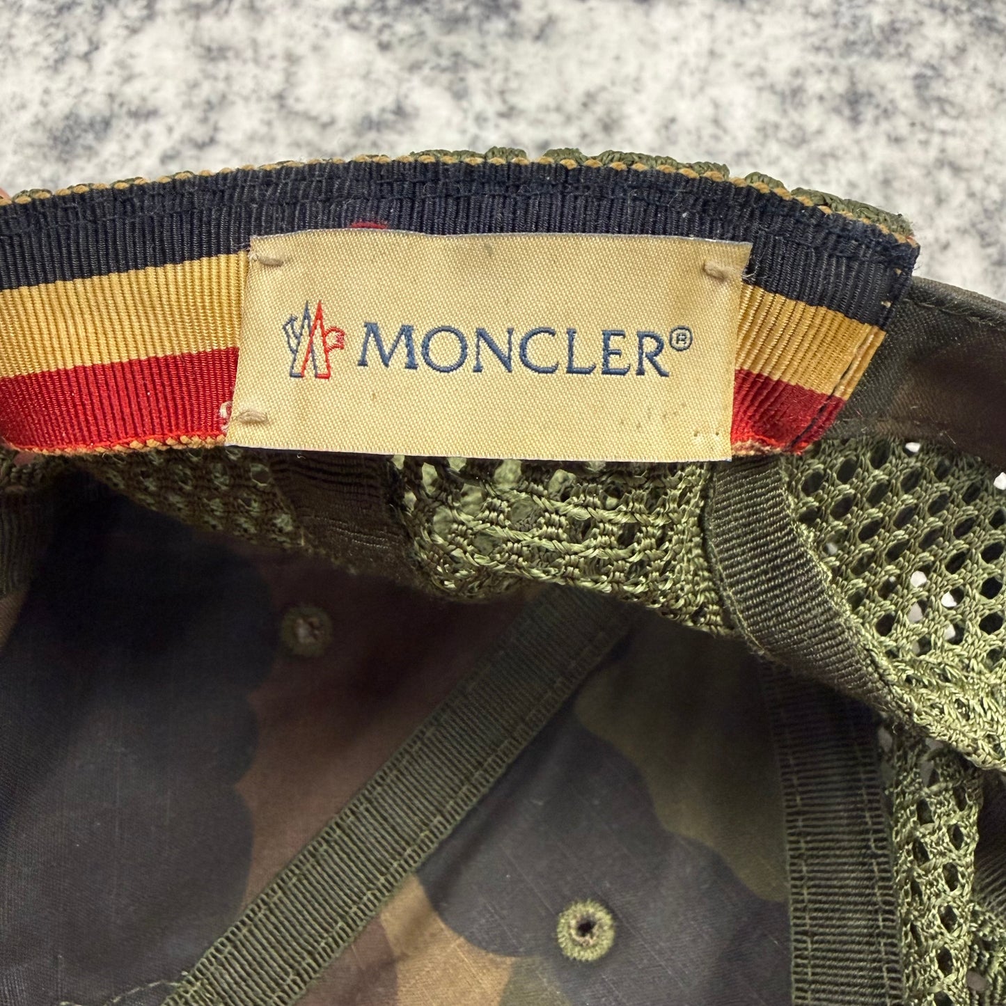 Moncler Camouflage Baseball Cap