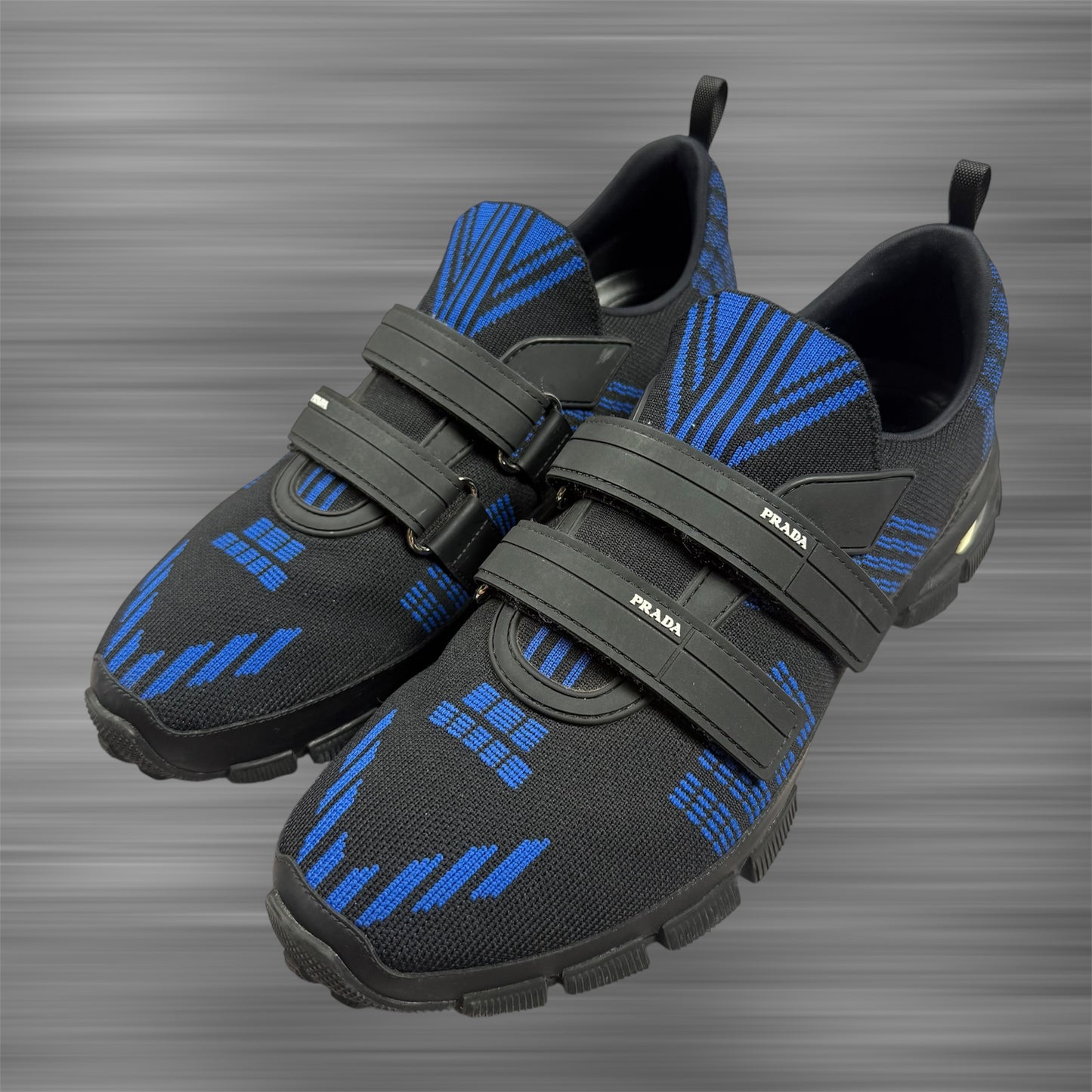 Prada Crossection 'Black Blue Mouline' Shoes