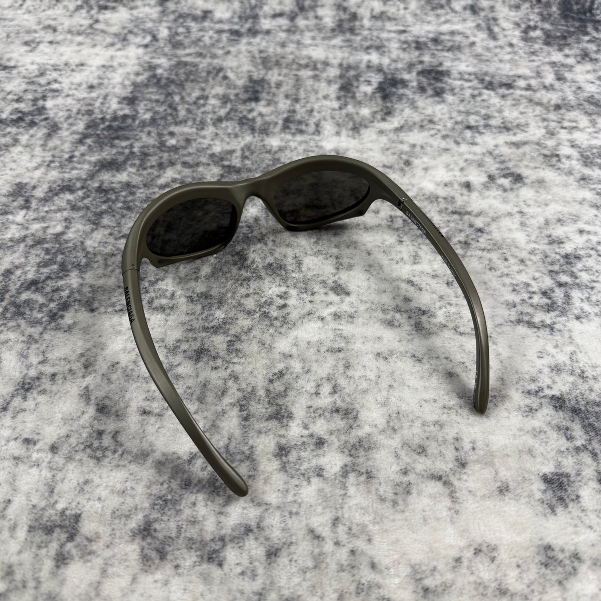 Balenciaga Bat Rectangle ‘Gunmetal/Silver’ Sunglasses