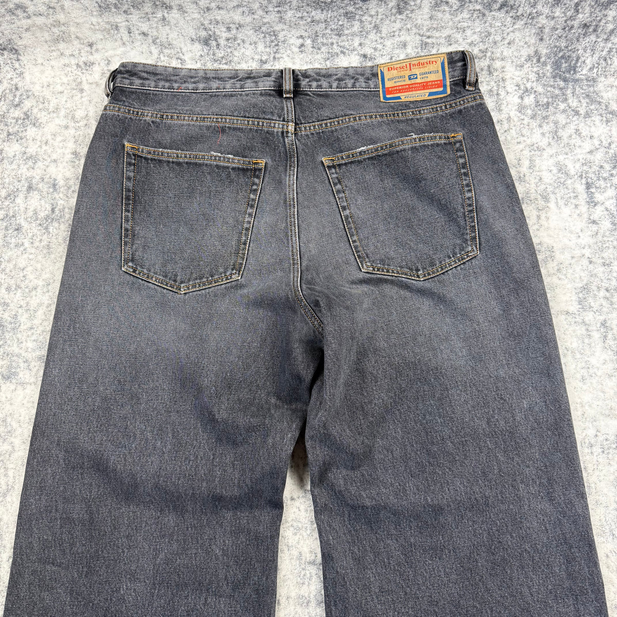 Diesel 1996 D-Sire Distressed Baggy Jeans