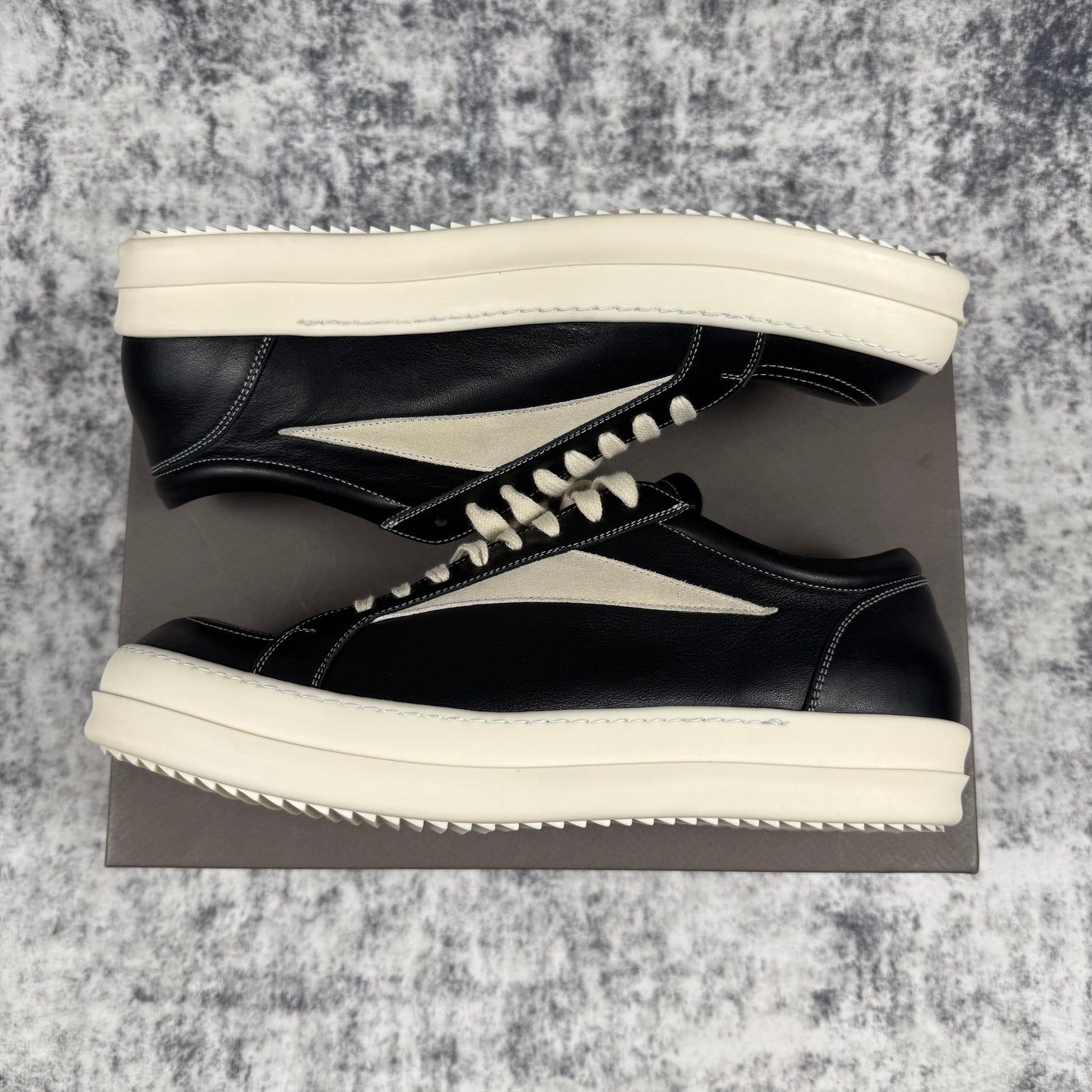 Rick Owens Vintage Vans Leather ‘Black’ Shoes