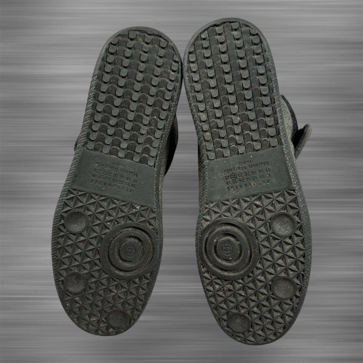 Maison Margiela High Future Silver Glitter Shoes