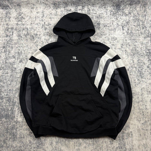 Balenciaga Sporty B Paneled ‘Black’ Hoodie