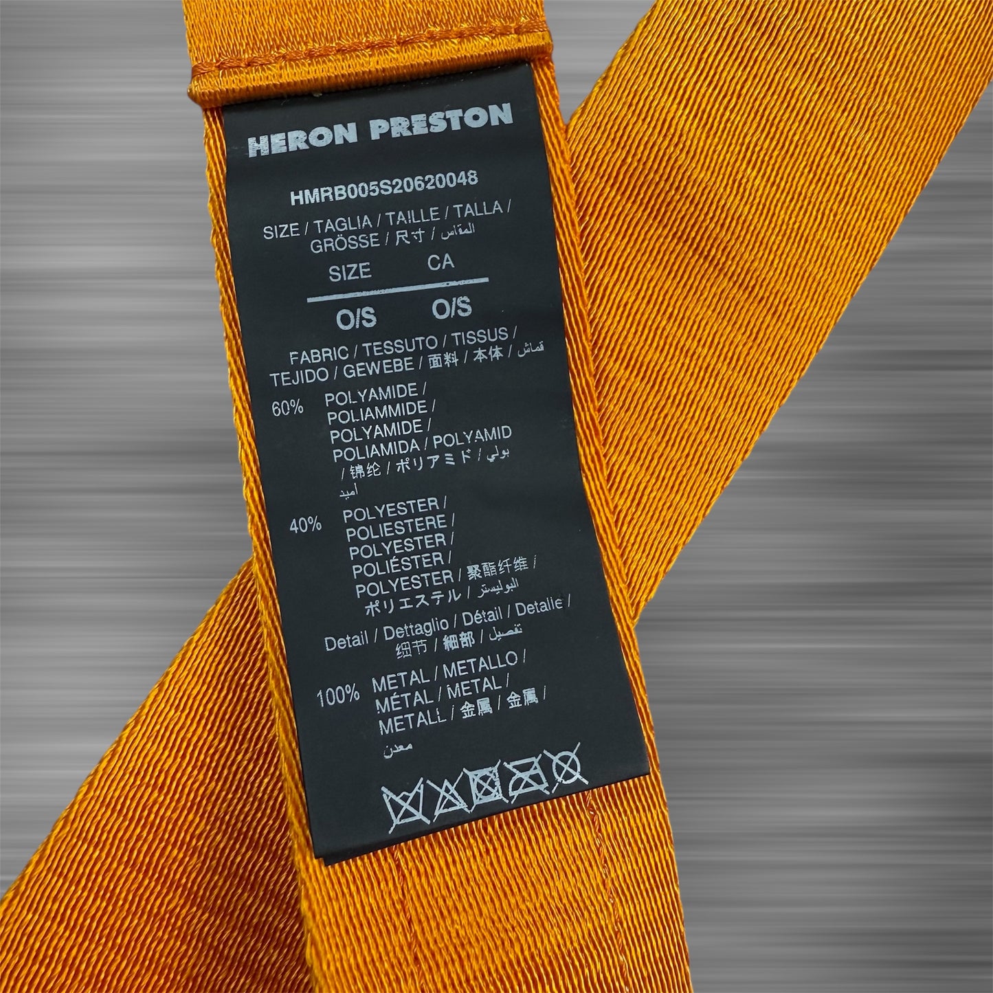 Heron Preston KK Tape Belt