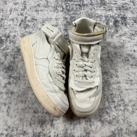 Comme des Garçons x Nike 'Triple White' Air Force 1 Mid
