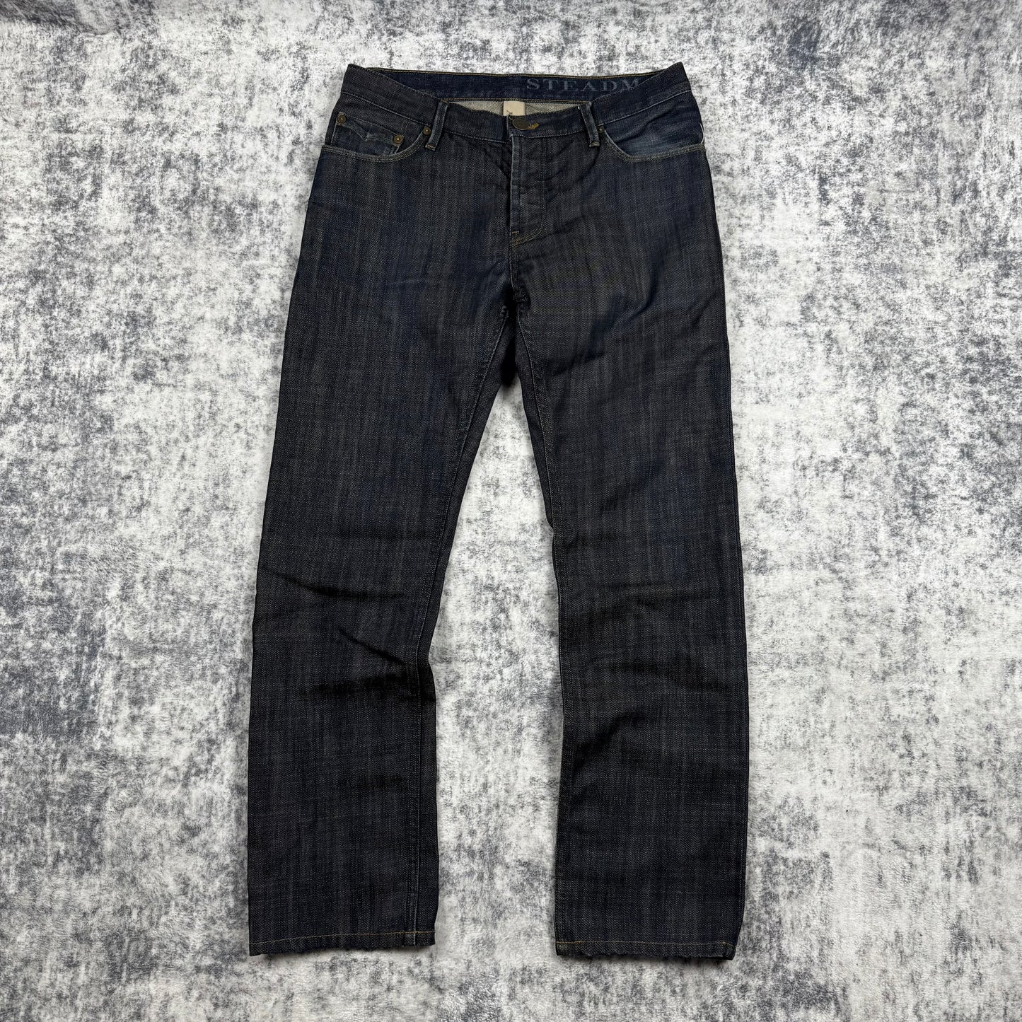 Burberry Dark Wash Straight Fit Denim Jeans