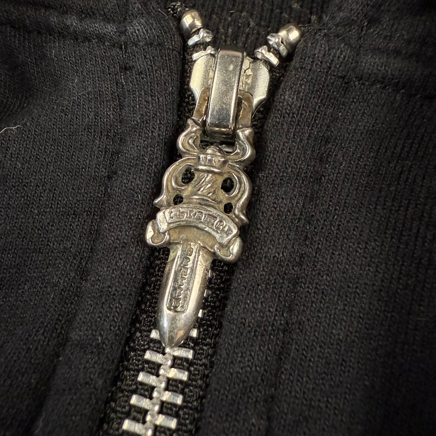 Chrome Hearts Thermal Dagger Zip Hoodie ‘Black’