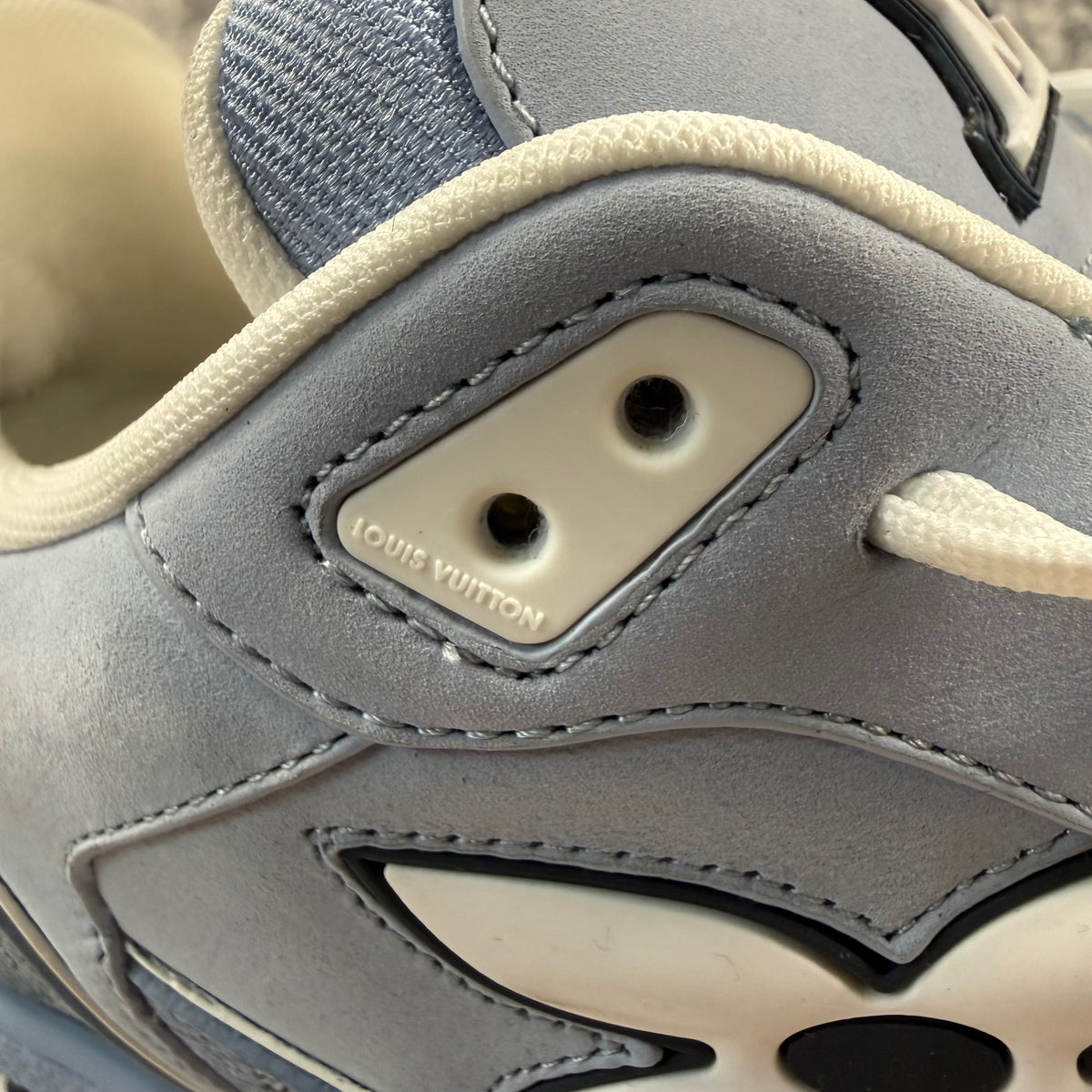 Louis Vuitton Sky Blue Strap Trainers Shoes