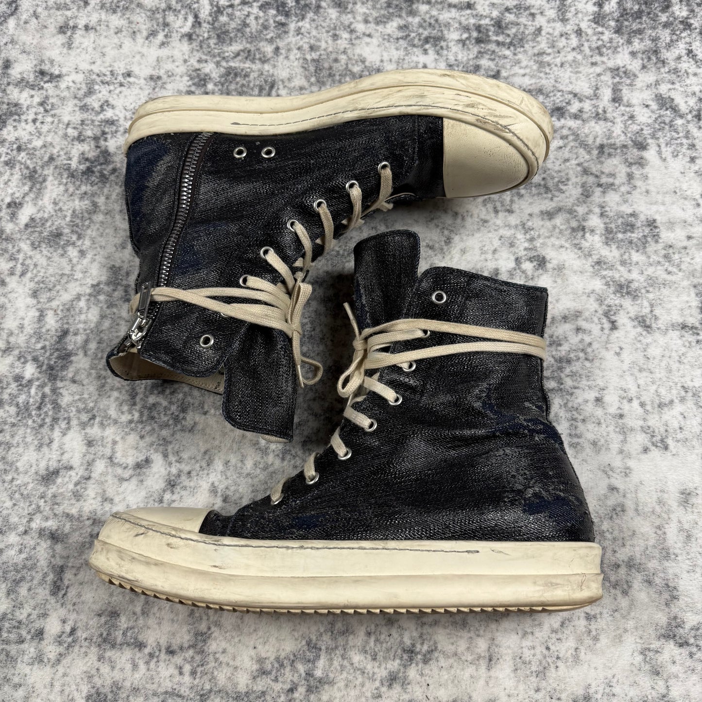 Rick Owens DRKSHDW Ramones Denim Waxed