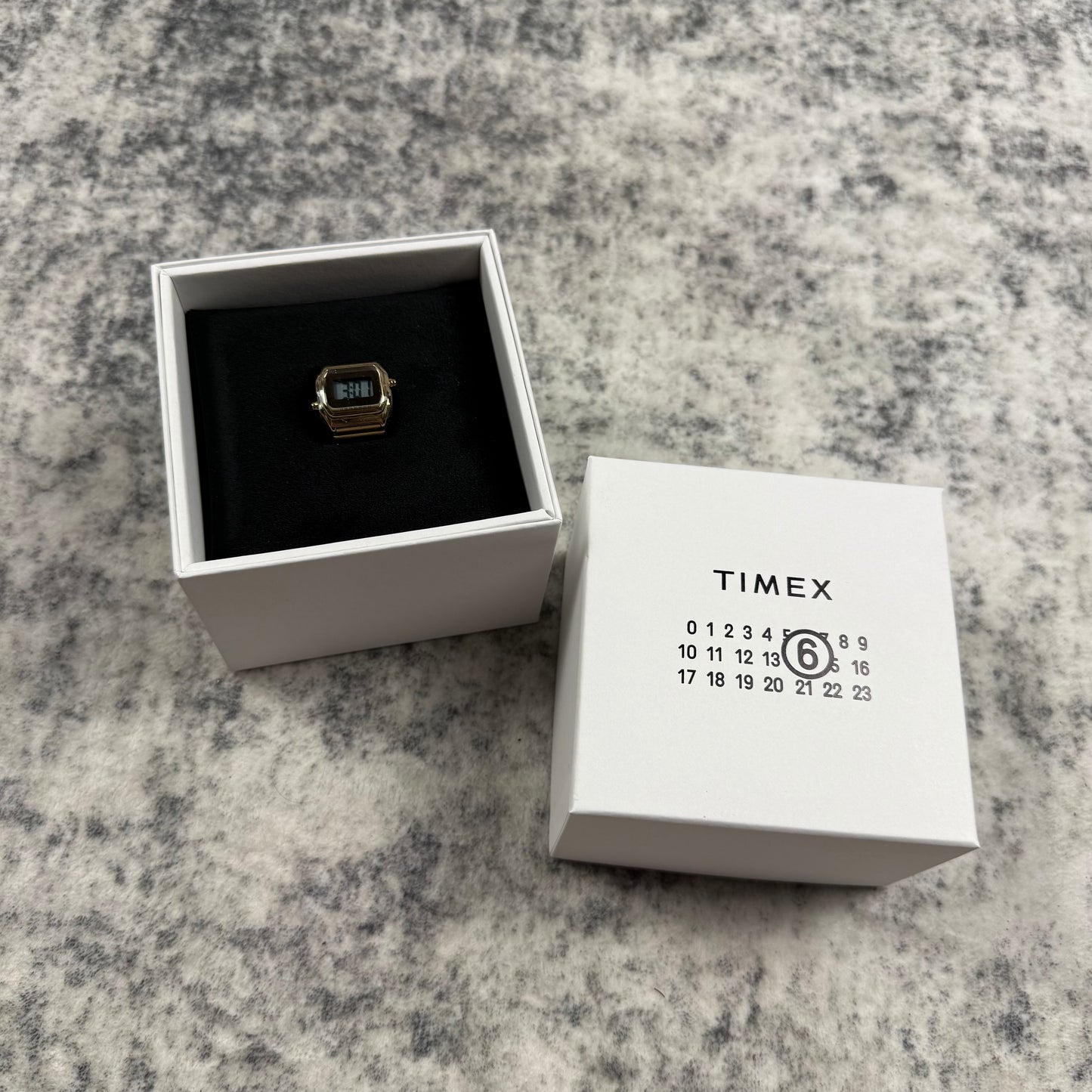 MM6 Maison Margiela x Timex Gold T80 Ring Watch