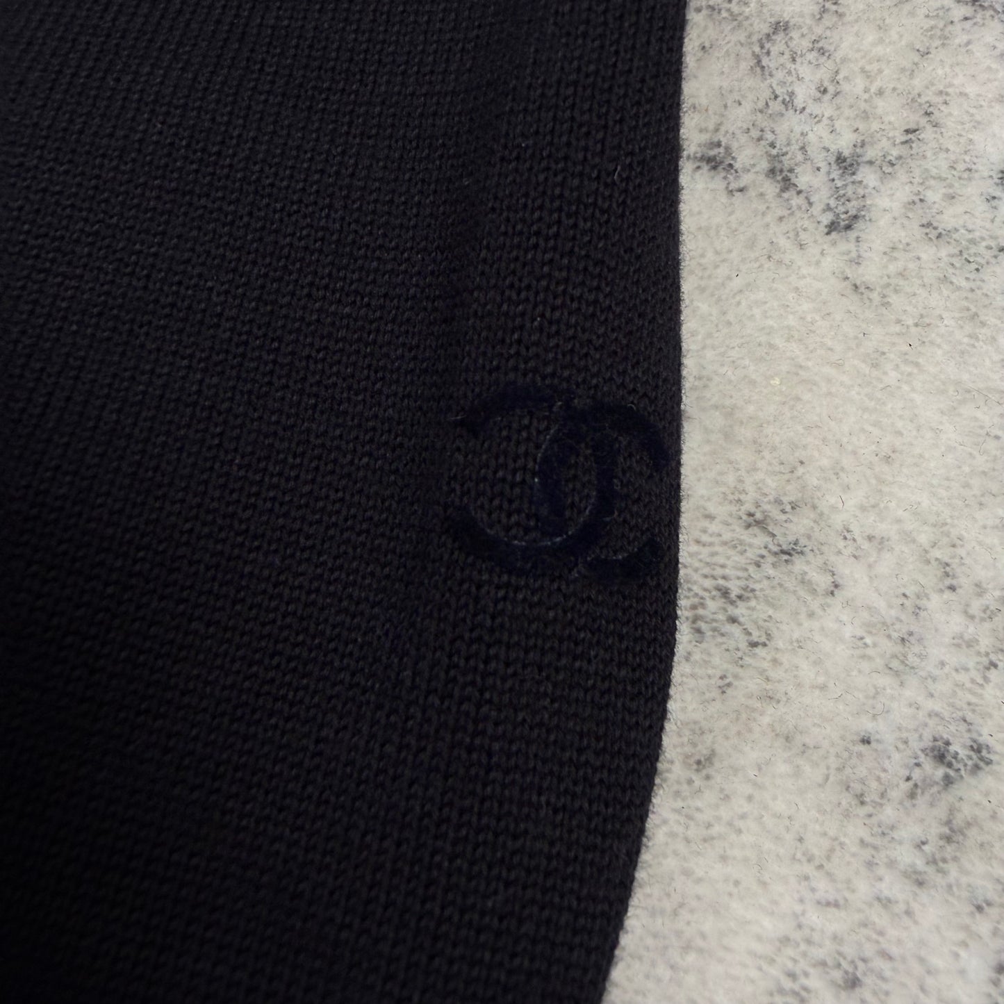 Chanel Uniform CC Sleeve Logo Zip Hoodie