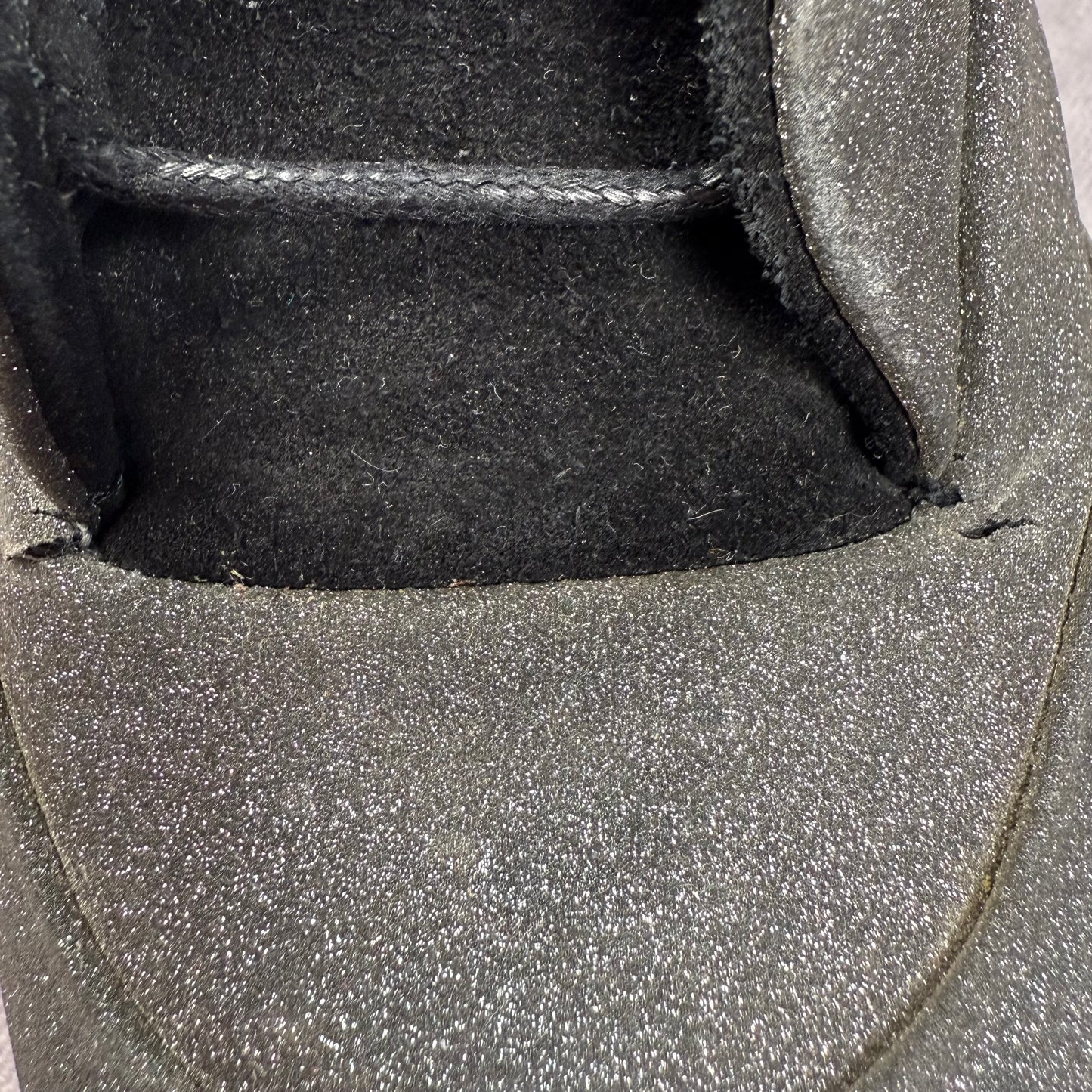 Maison Margiela High Future Silver Glitter Shoes