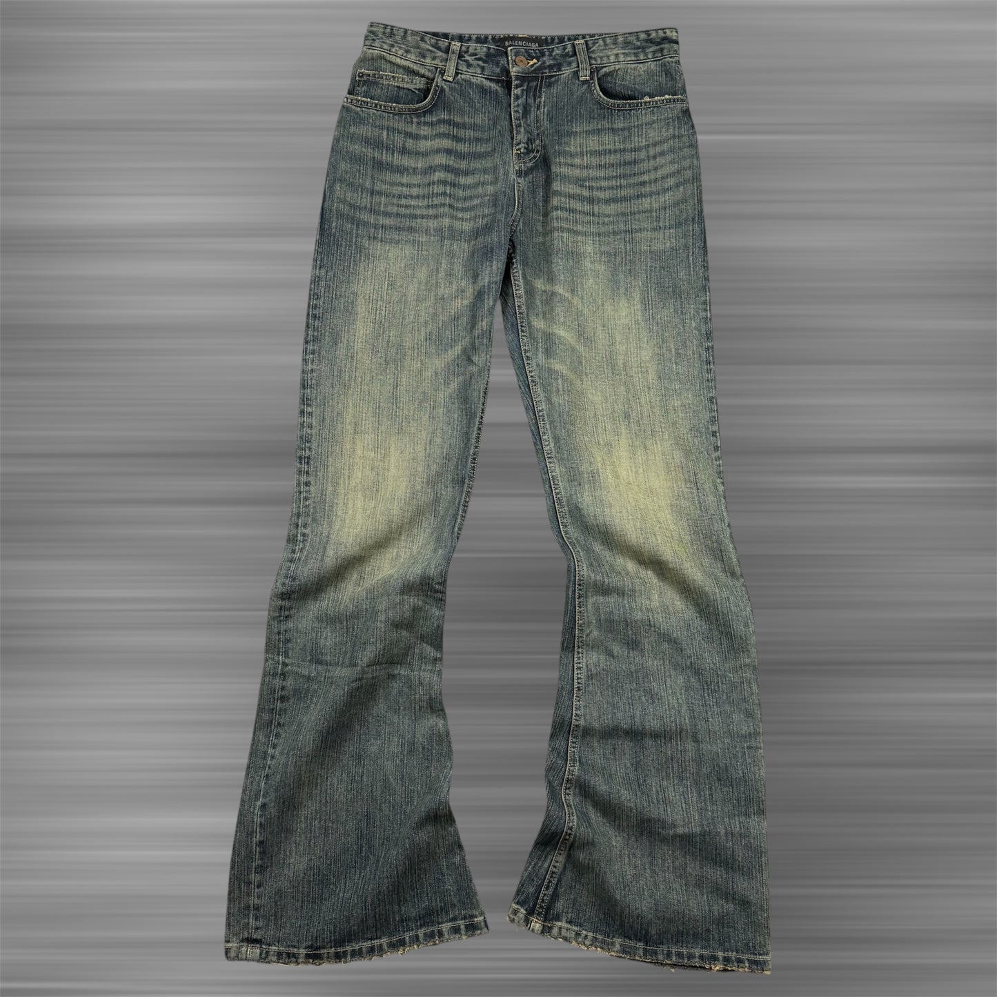 Balenciaga Flared Distressed Jeans
