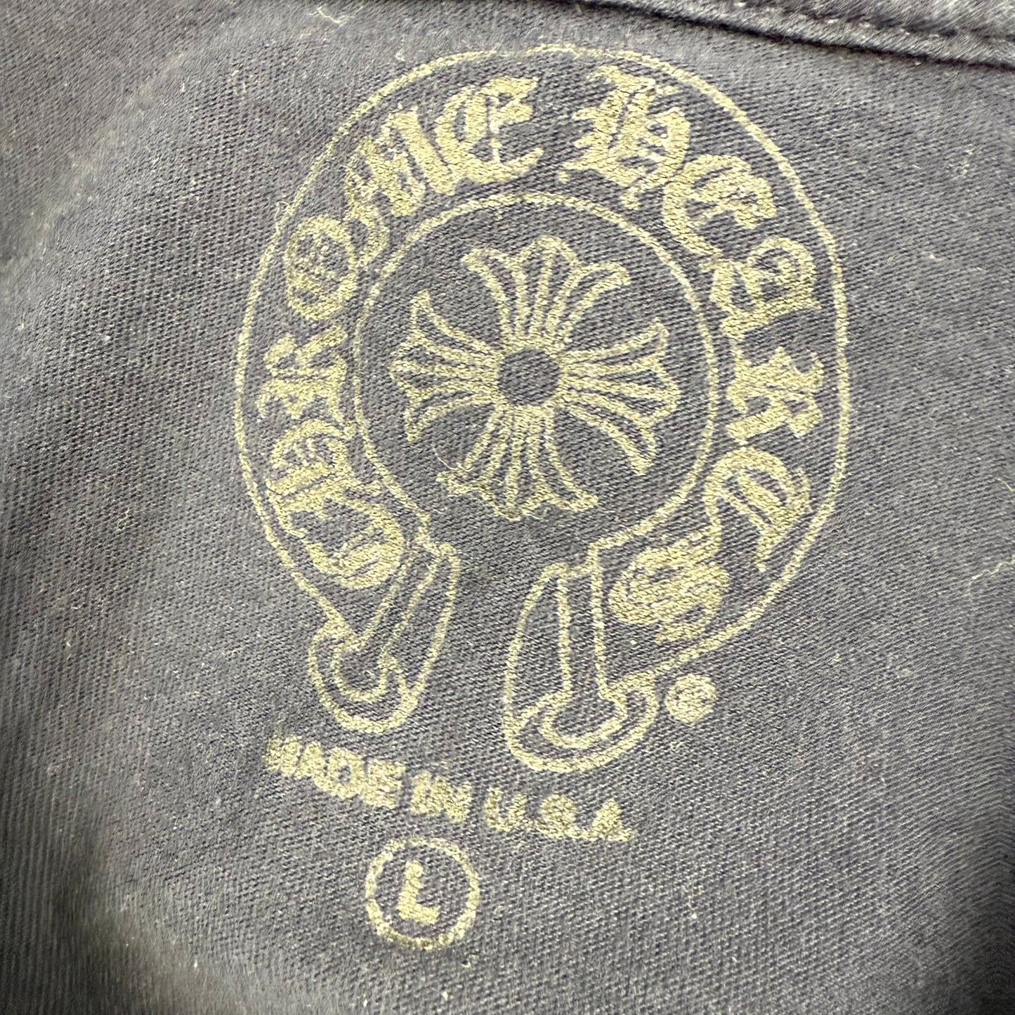 Chrome Hearts Floral Cross Vine Dagger ‘Navy’ Long Sleeve