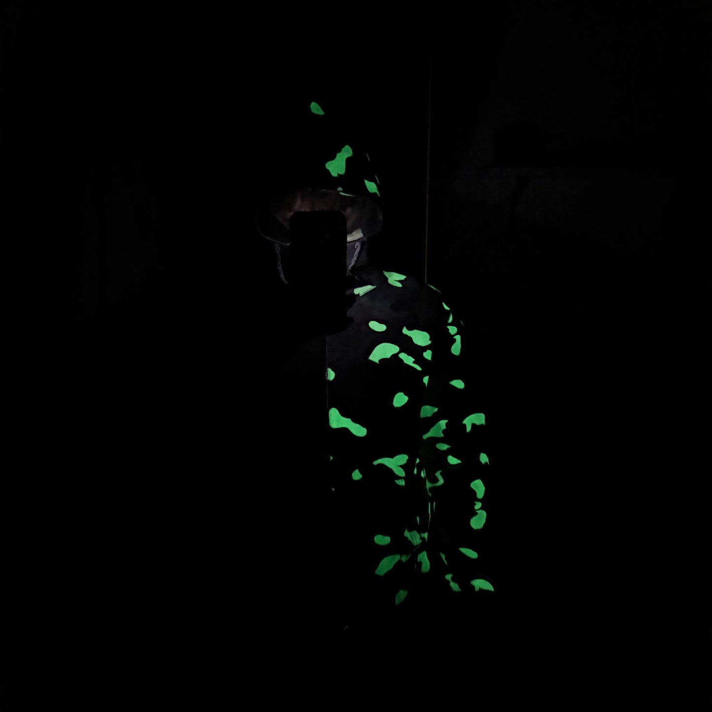 BAPE Shark Full Zip Hoodie ‘Glow in the Dark Camo Split Black’