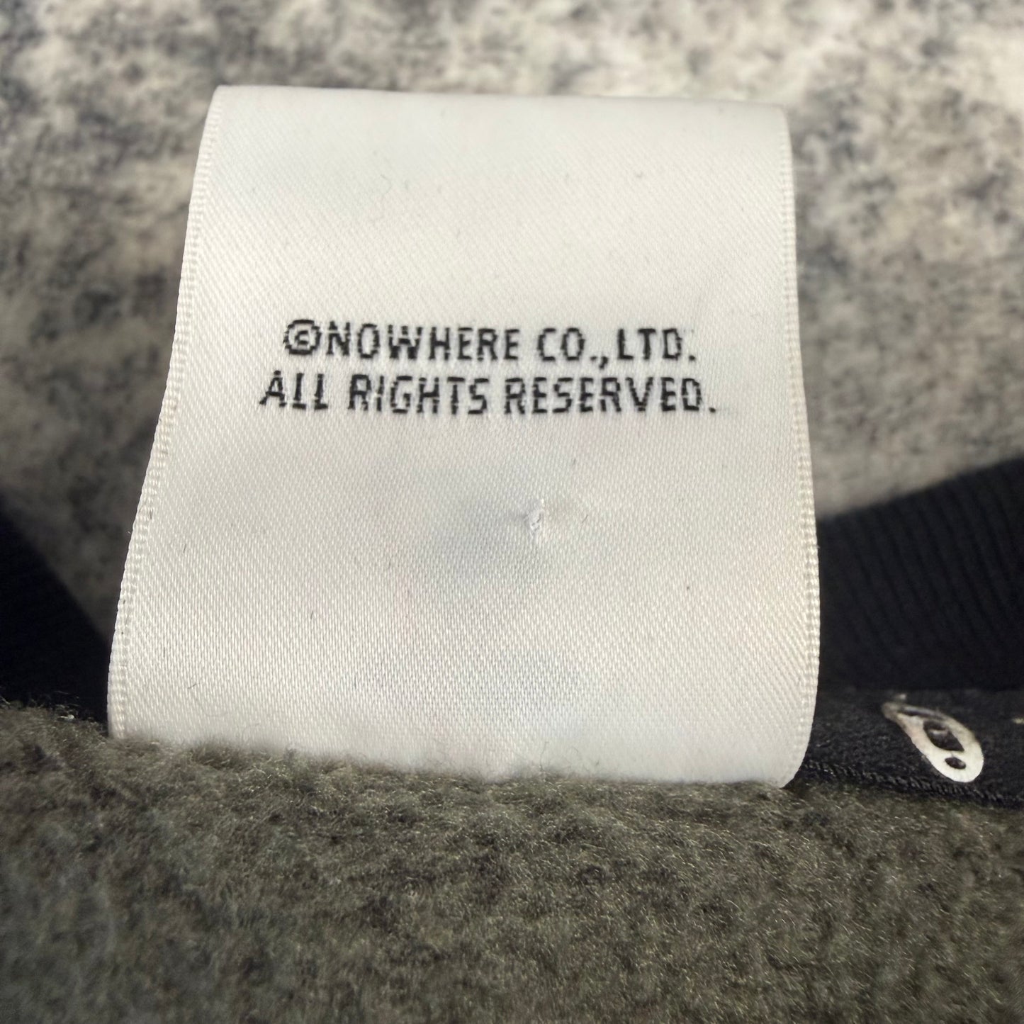 AAPE by A Bathing Ape Rhinestone Moon Face ʼBlack’ Crewneck