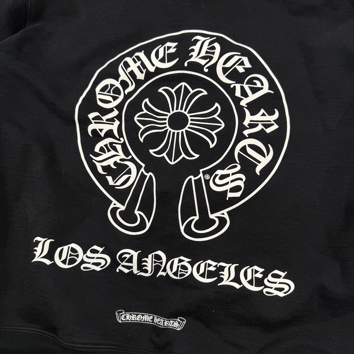 Chrome Hearts Los Angeles Thermal Horseshoe ‘Black’ Zip Hoodie