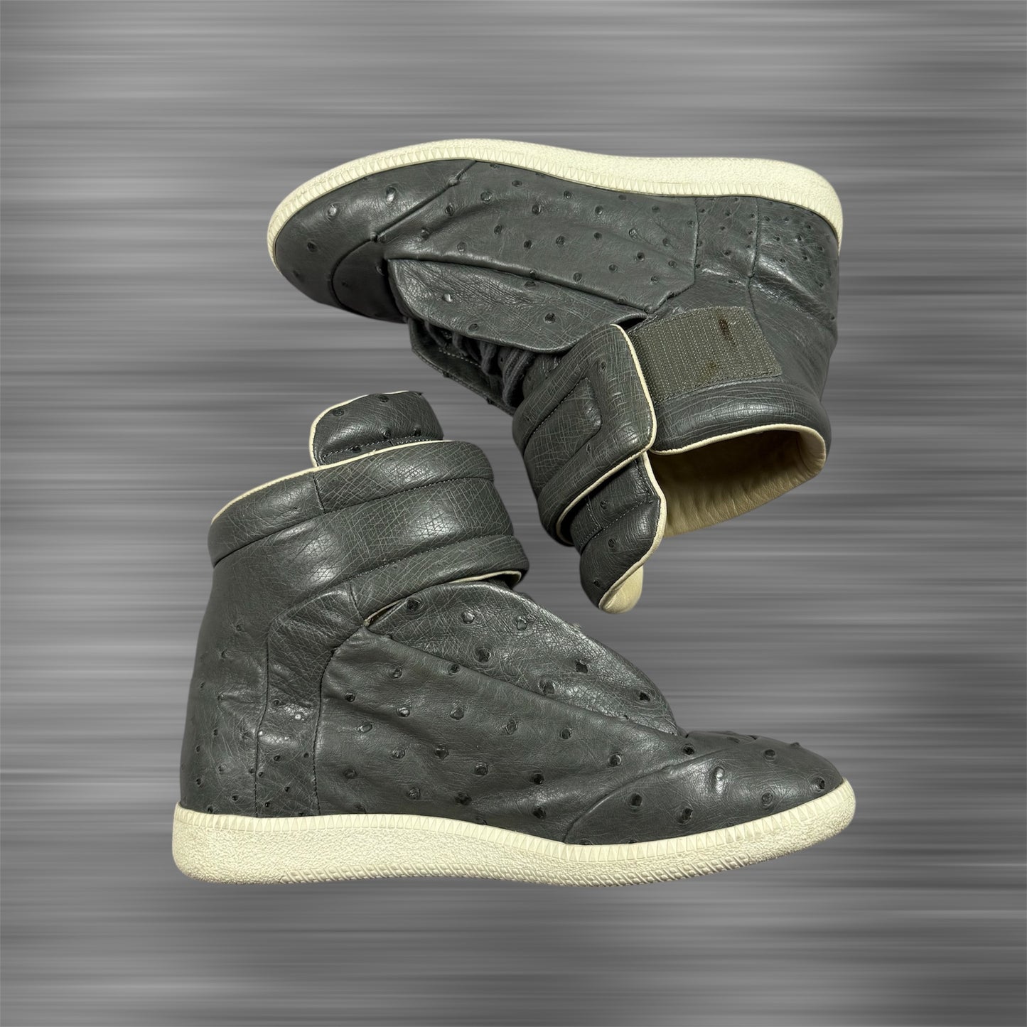 Maison Margiela Future Ostrich Leather Shoes