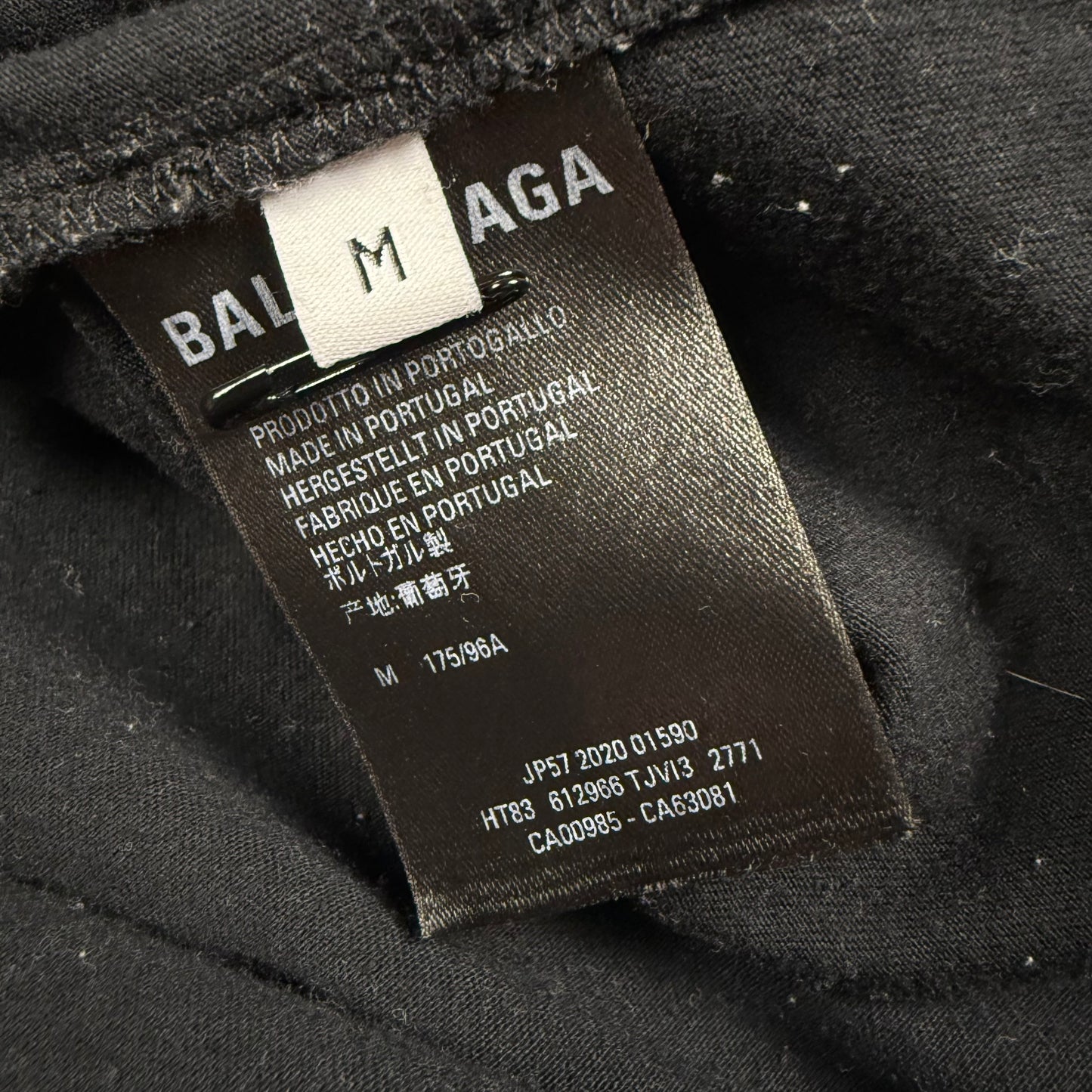 Balenciaga Languages Logo 'Black/Multicolor' T-Shirt