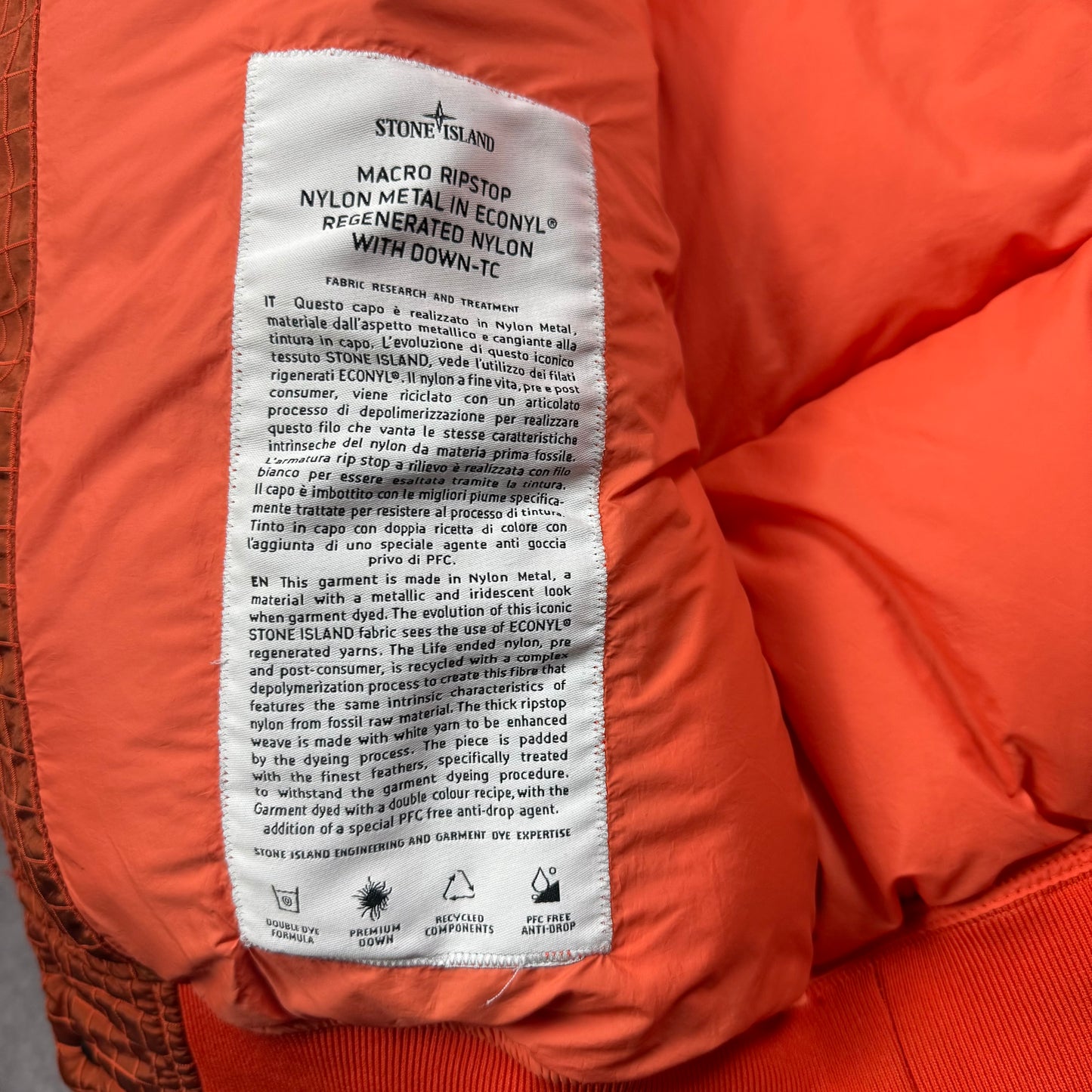 Stone Island Nylon Bomber Jacket