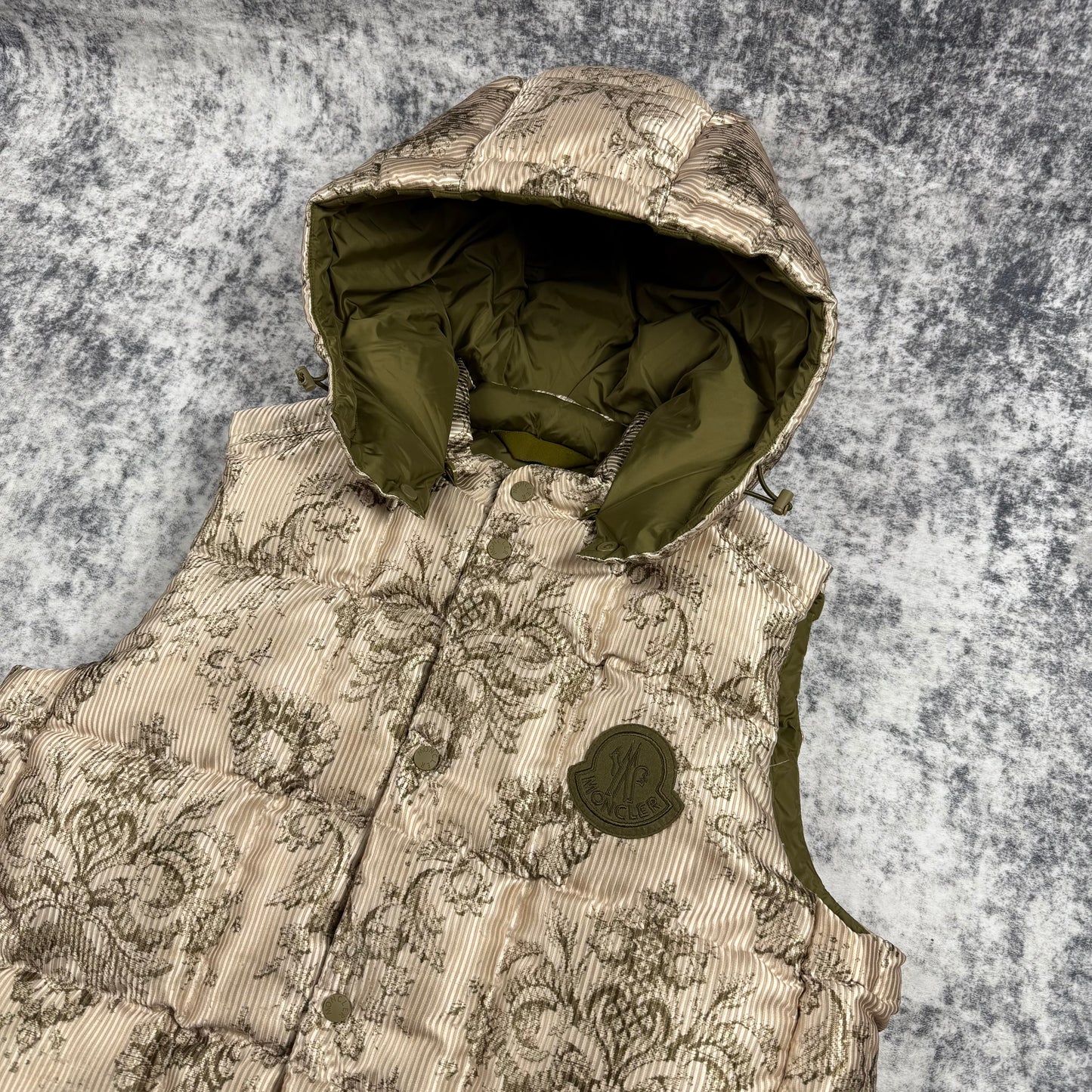 Moncler Genius Beige Down Rabeh Vest