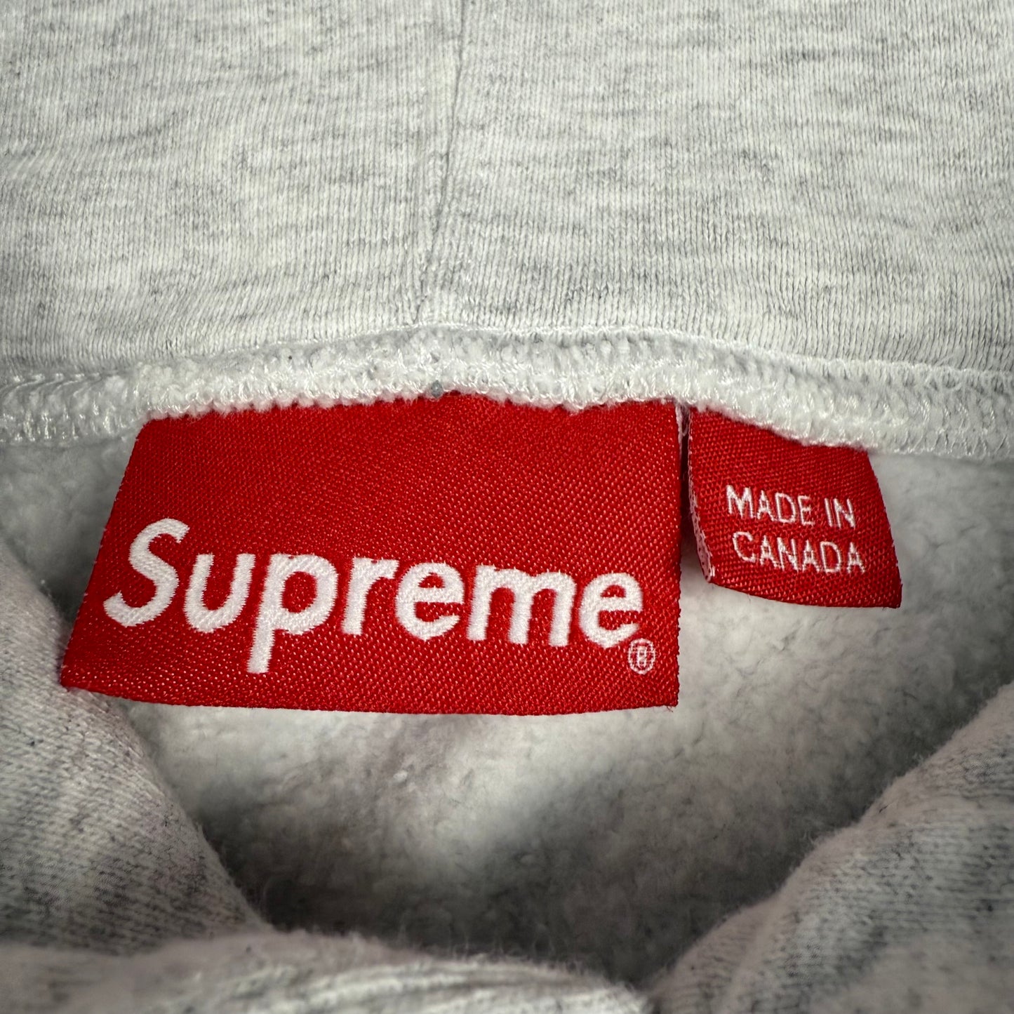 Supreme Reflective Cutout Logo ‘Gray’ Hoodie
