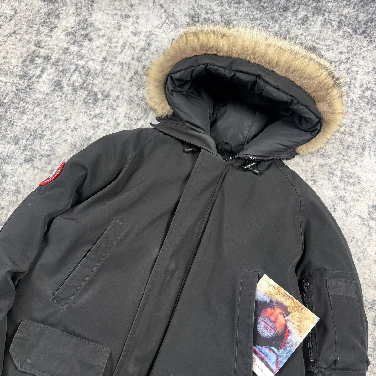 Vintage Canada Goose Chilliwack Bomber ‘Black’ Fur Down Jacket