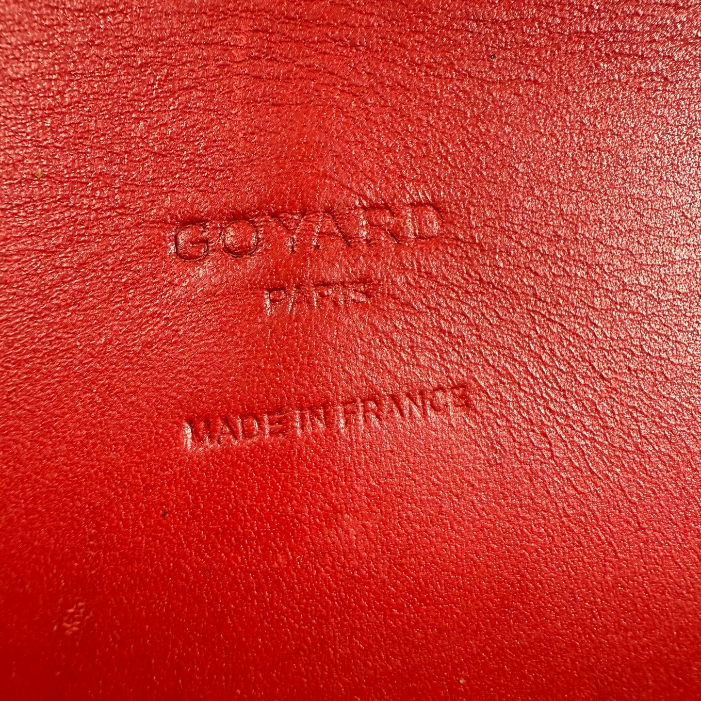Goyard Grand Bleu MM Personalized “K” Crossbody Messenger Bag