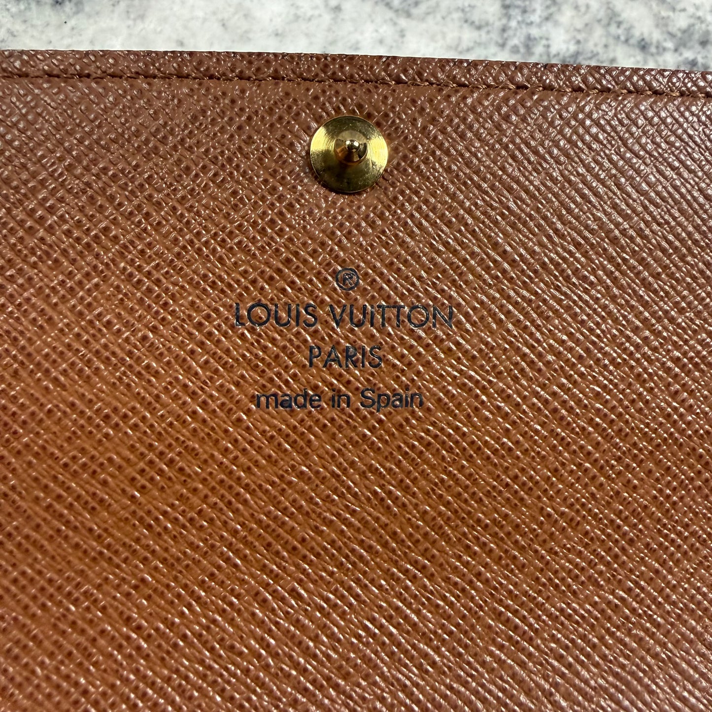 Louis Vuitton Monogram Canvas Sarah Long ʼBrown’ Wallet