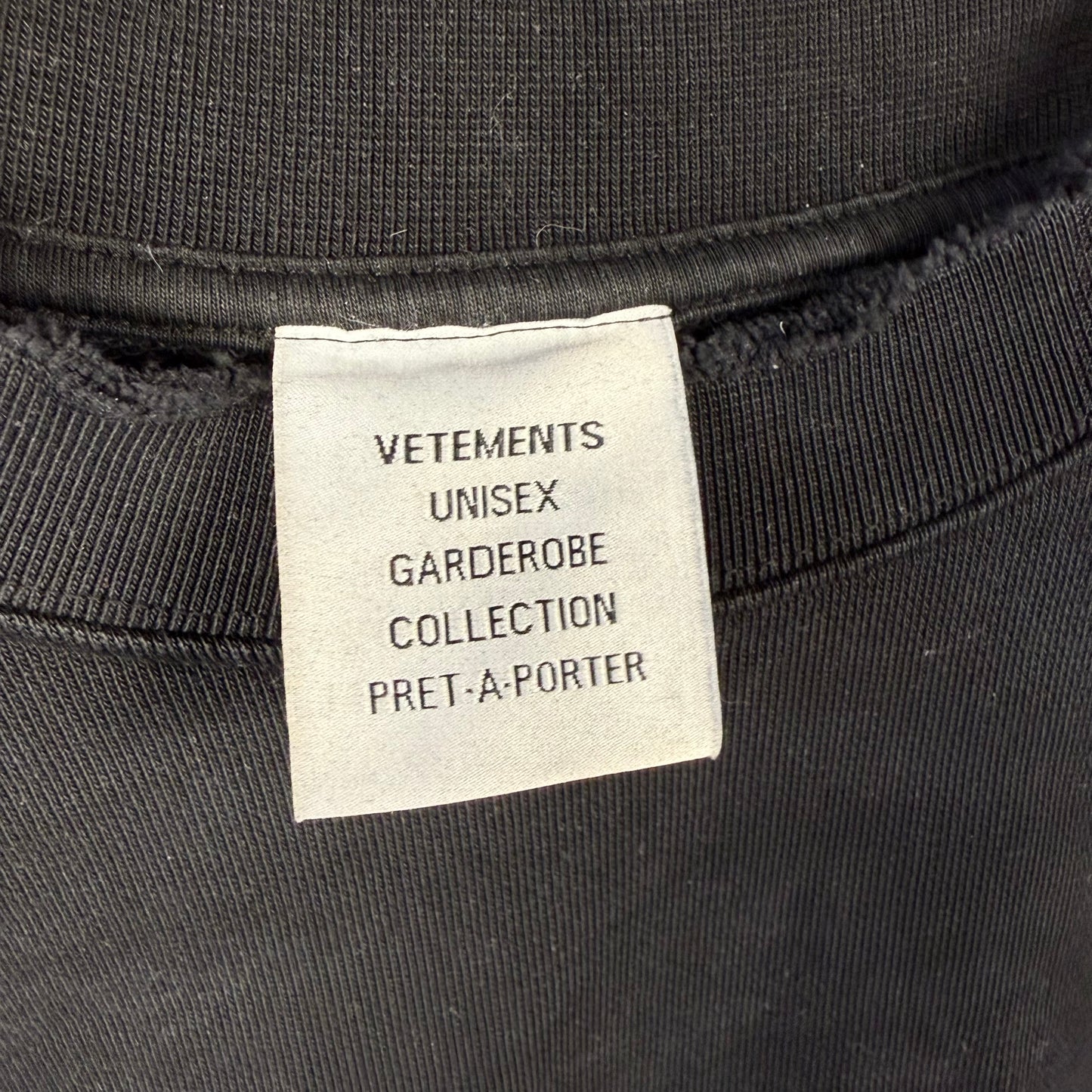 Vetements ‘I’m not doing shit today.’ Oversized Sweater