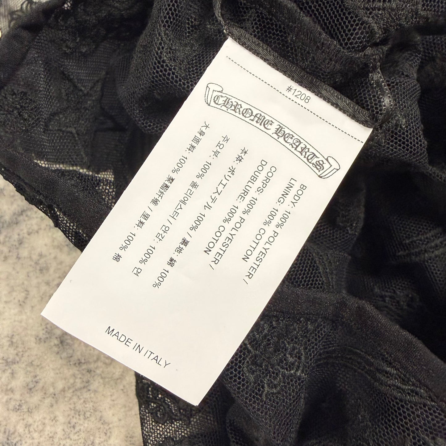 Chrome Hearts Lace Teddy