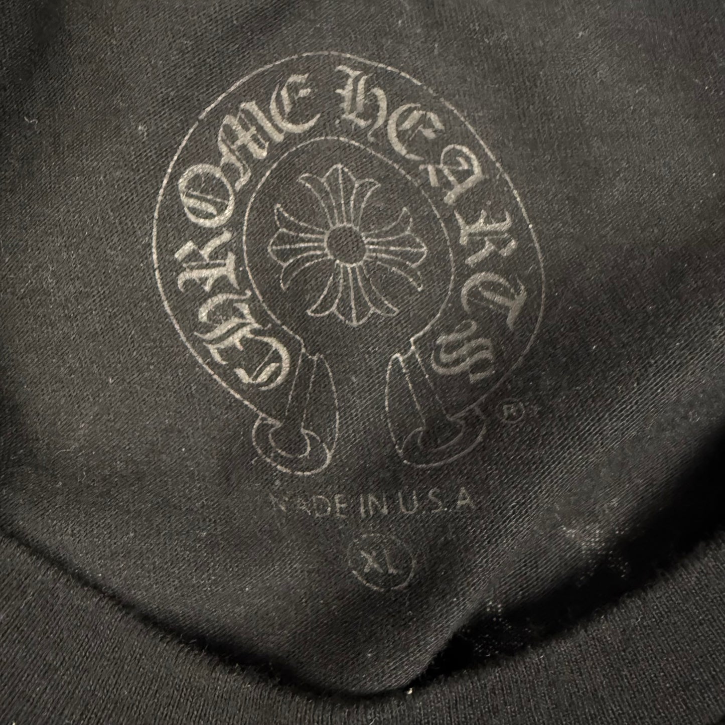 Chrome Hearts Heroes Project Horseshoe Logo ‘Black’ T-Shirt