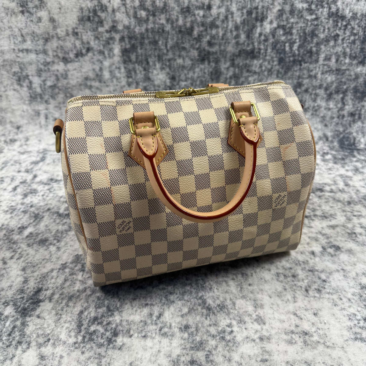 Louis Vuitton Damier Azur Speedy 25 Handbag