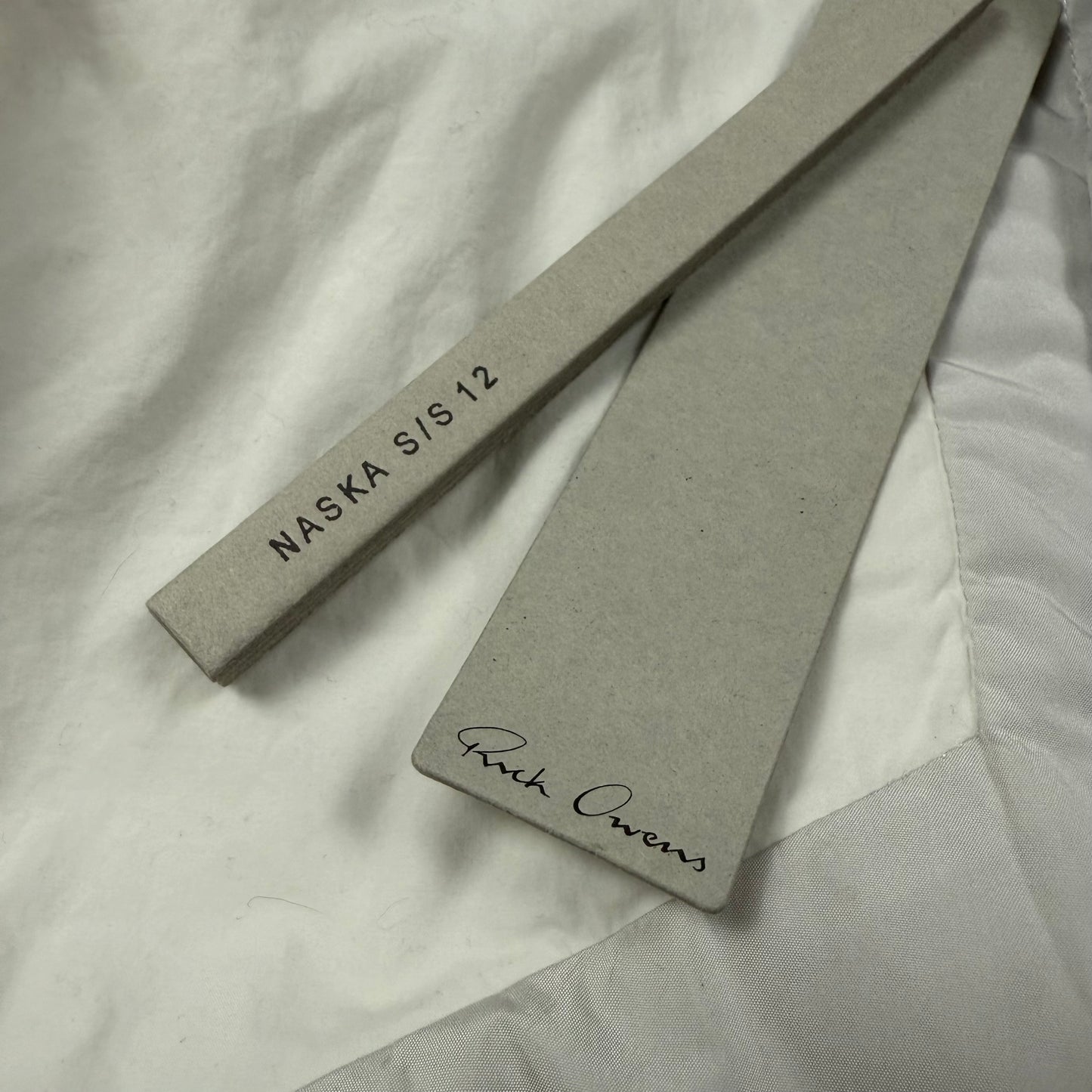 Rick Owens Naska SS12 shirt jacket