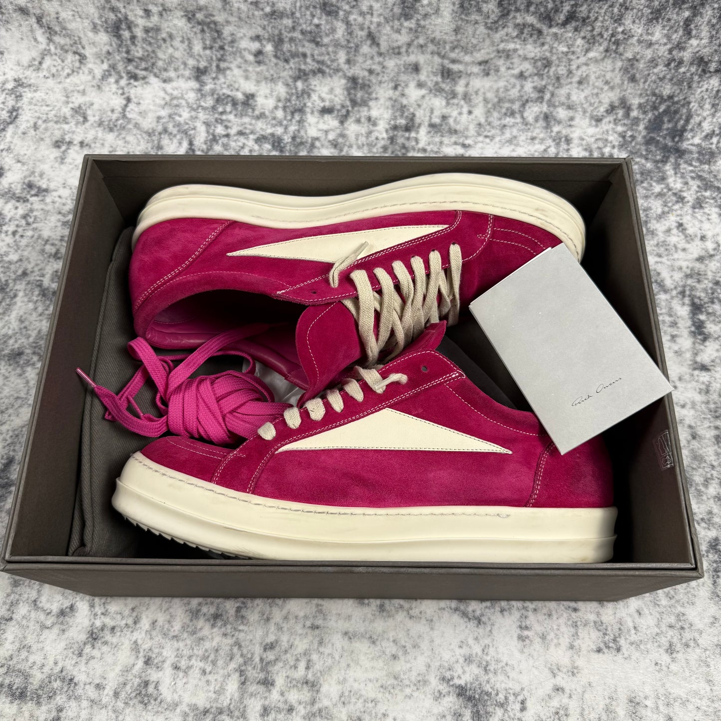 Rick Owens Vintage Vans Suede ‘Pink’ Shoes