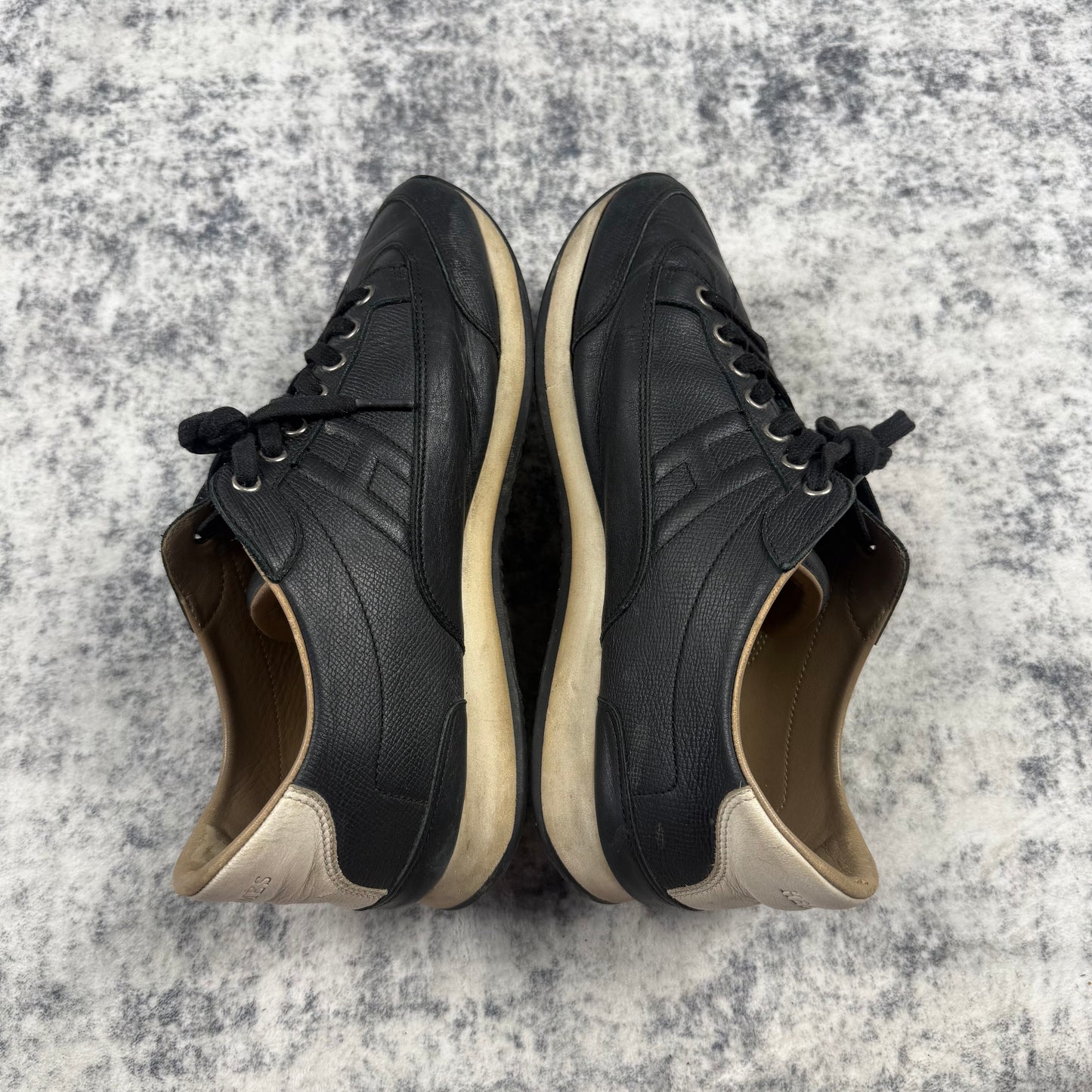 Hermès Quick H Logo ‘Black’ Leather Trainers