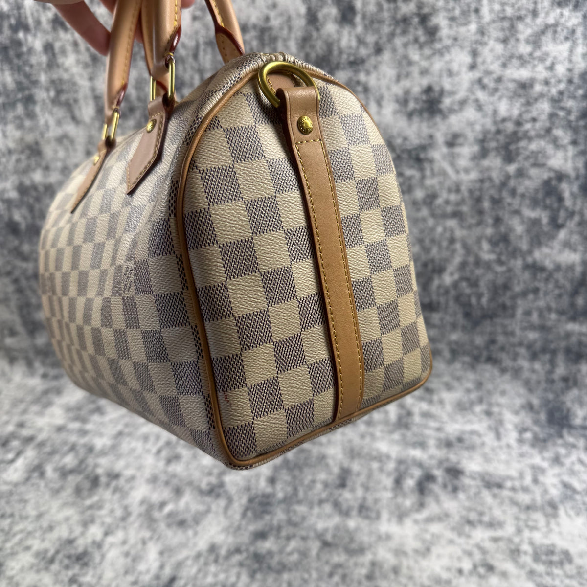 Louis Vuitton Damier Azur Speedy 25 Handbag