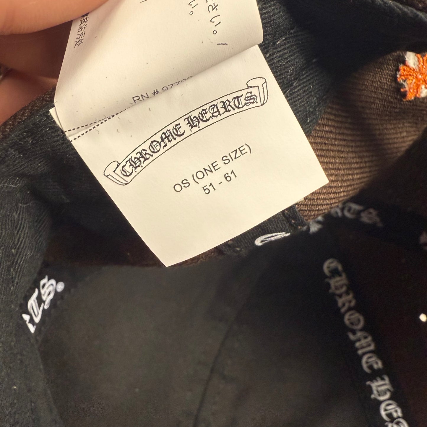 Chrome Hearts CH Logo ‘Brown’ Baseball Cap