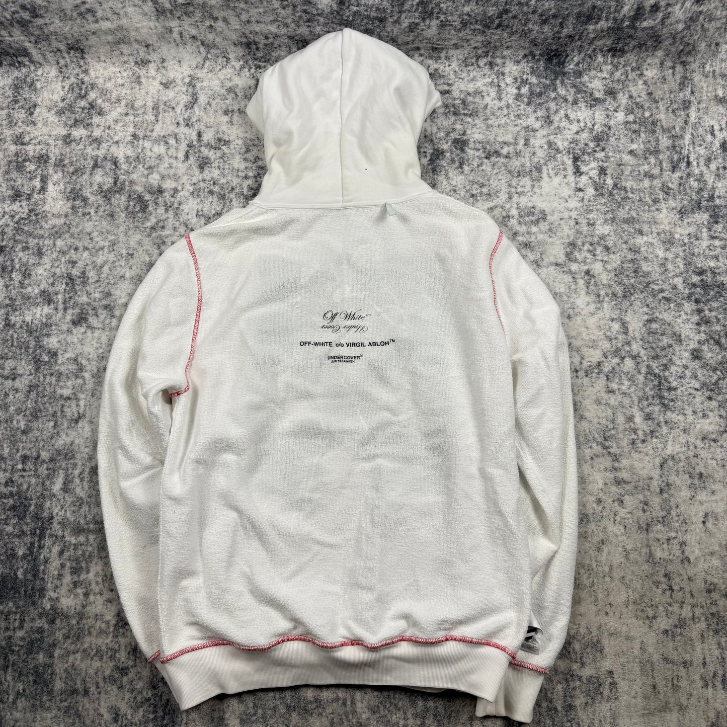 Off-White x Undercover Reversible “Skeleton Dancing” ‘White’ Hoodie