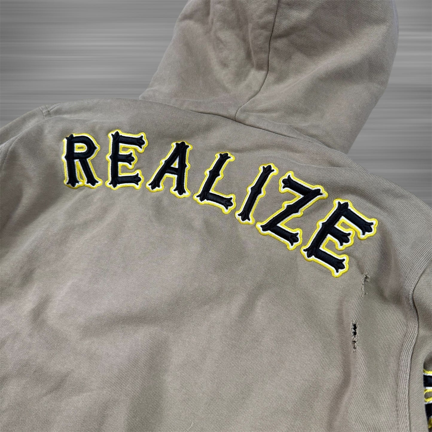 Givenchy Realize Real Eyes Real Lies Embroidered Zip Hoodie