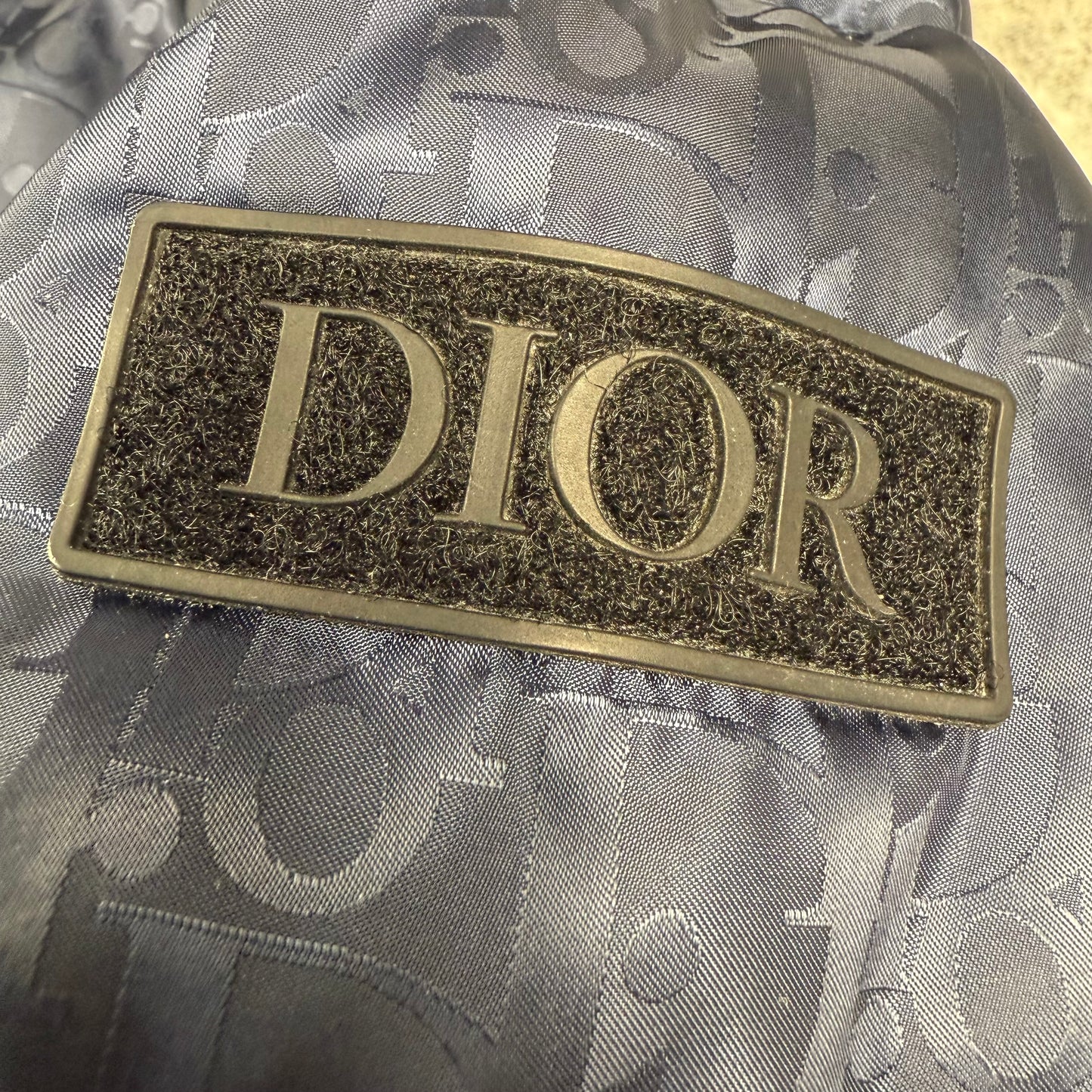 Dior Oblique ‘Navy/Blue’ Technical Jacquard Down Jacket