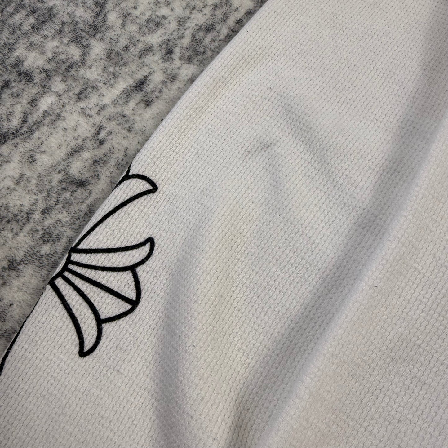 Chrome Hearts Horseshoe Cross Scroll Thermal ‘White’ L/S