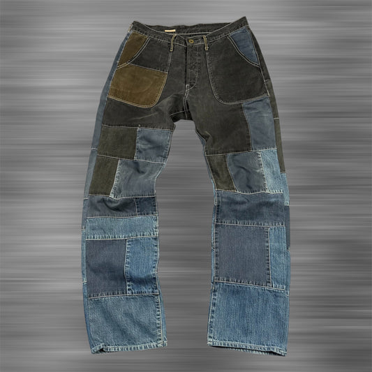 KAPITAL Crazy Dixie Patchwork Jeans