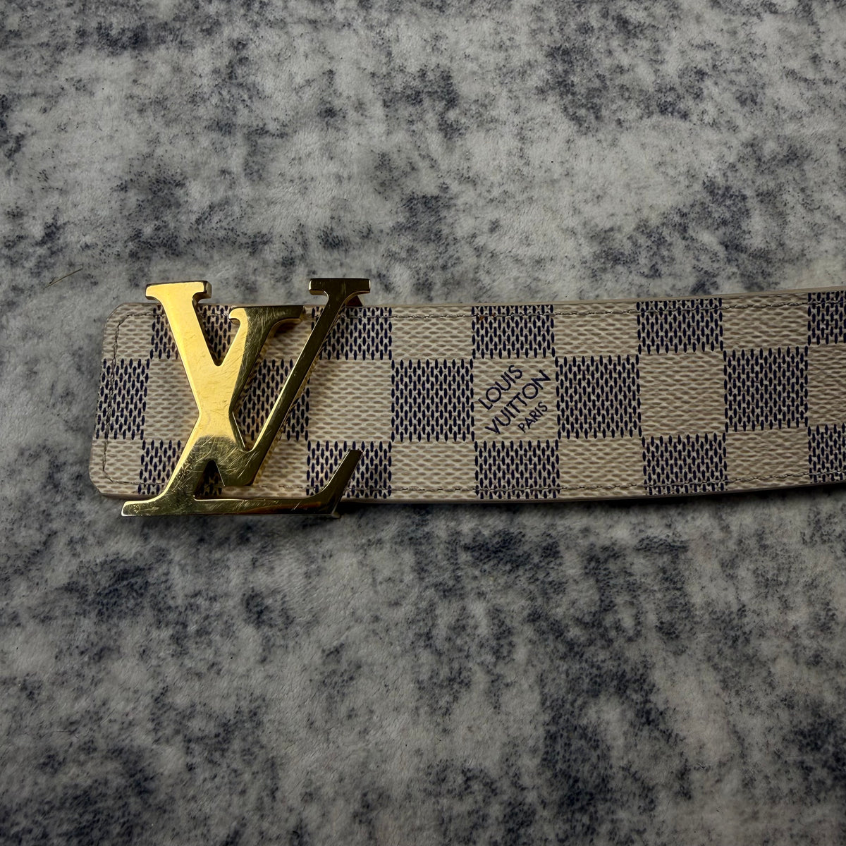 Louis Vuitton Initiales Damier Azur ‘Blue/White’ Belt