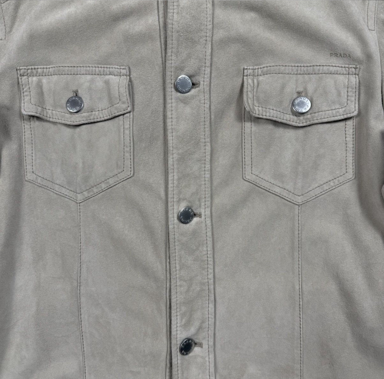 Prada Beige Label Suede Jacket