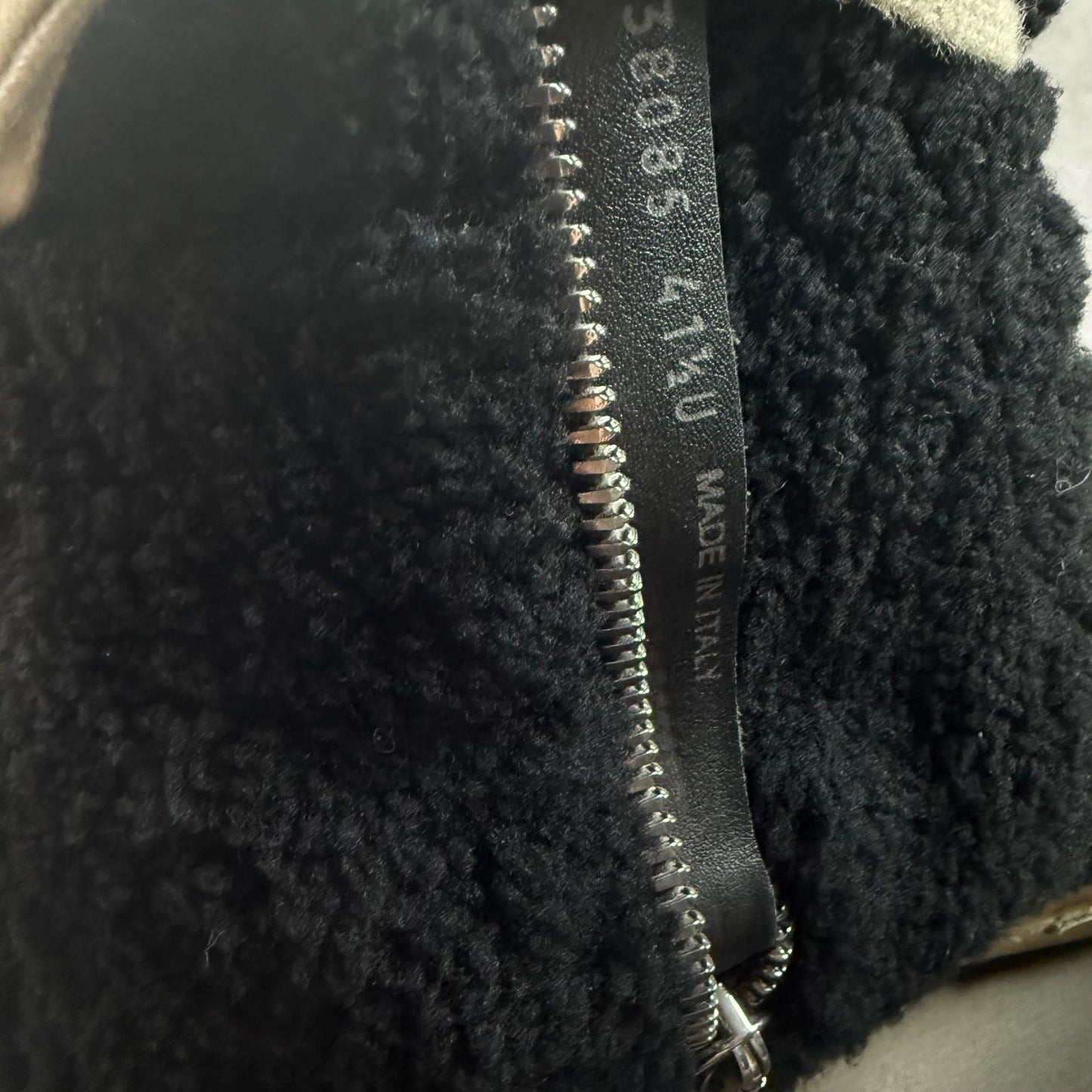 Rick Owens Sherpa Ramone Sneaker High Black Milk